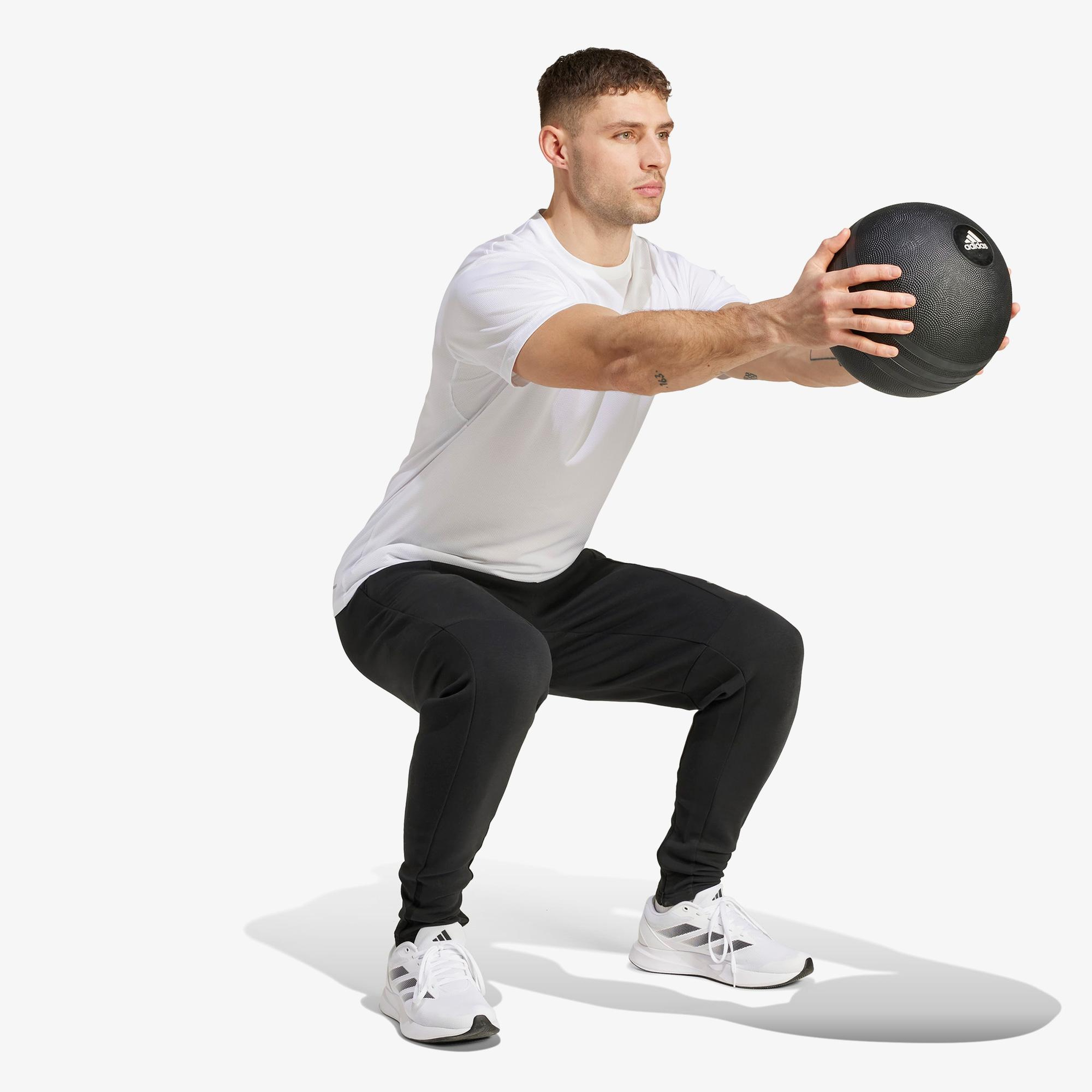 adidas Designed For Training Spaceknit Erkek Siyah Antrenman Eşofman Altı