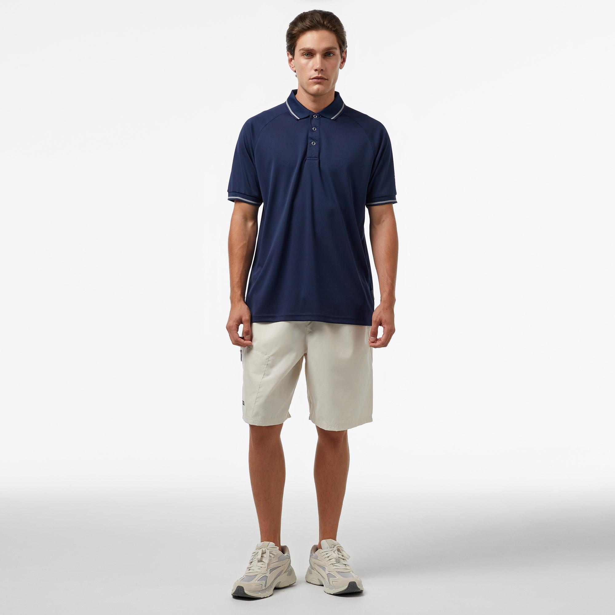 Trespass Erkek Lacivert Günlük Polo T-Shirt