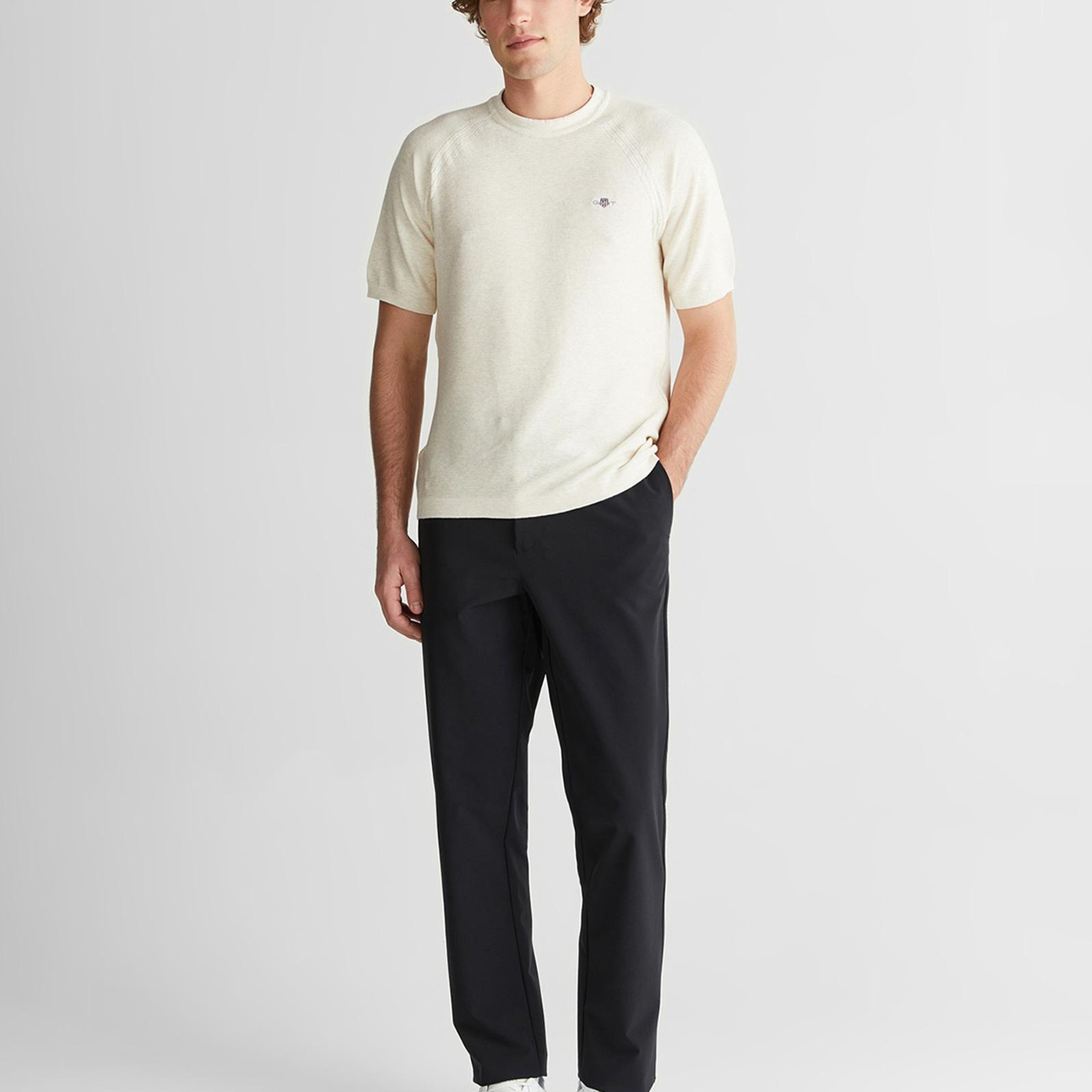 GANT Erkek Siyah Pantolon