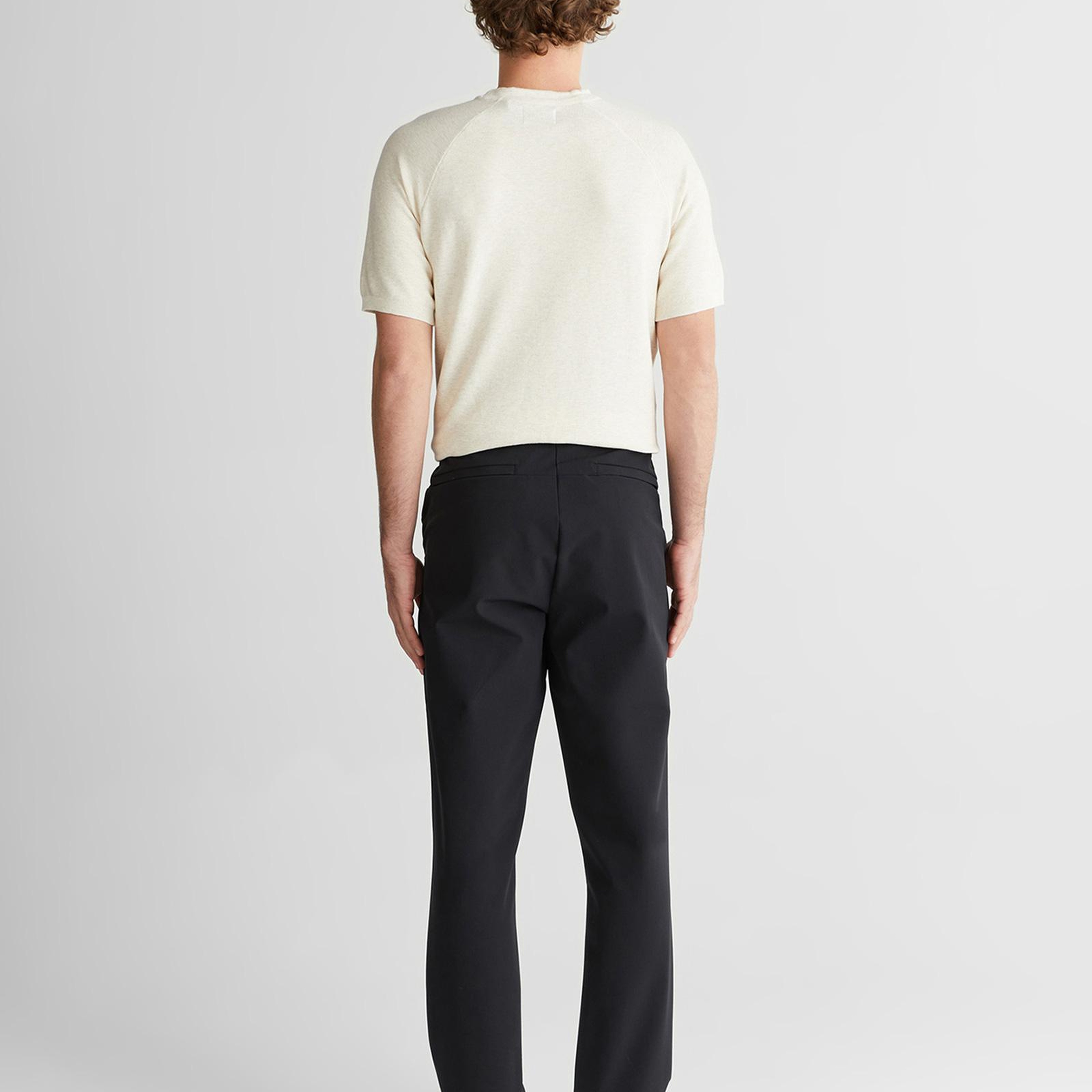 GANT Erkek Siyah Pantolon