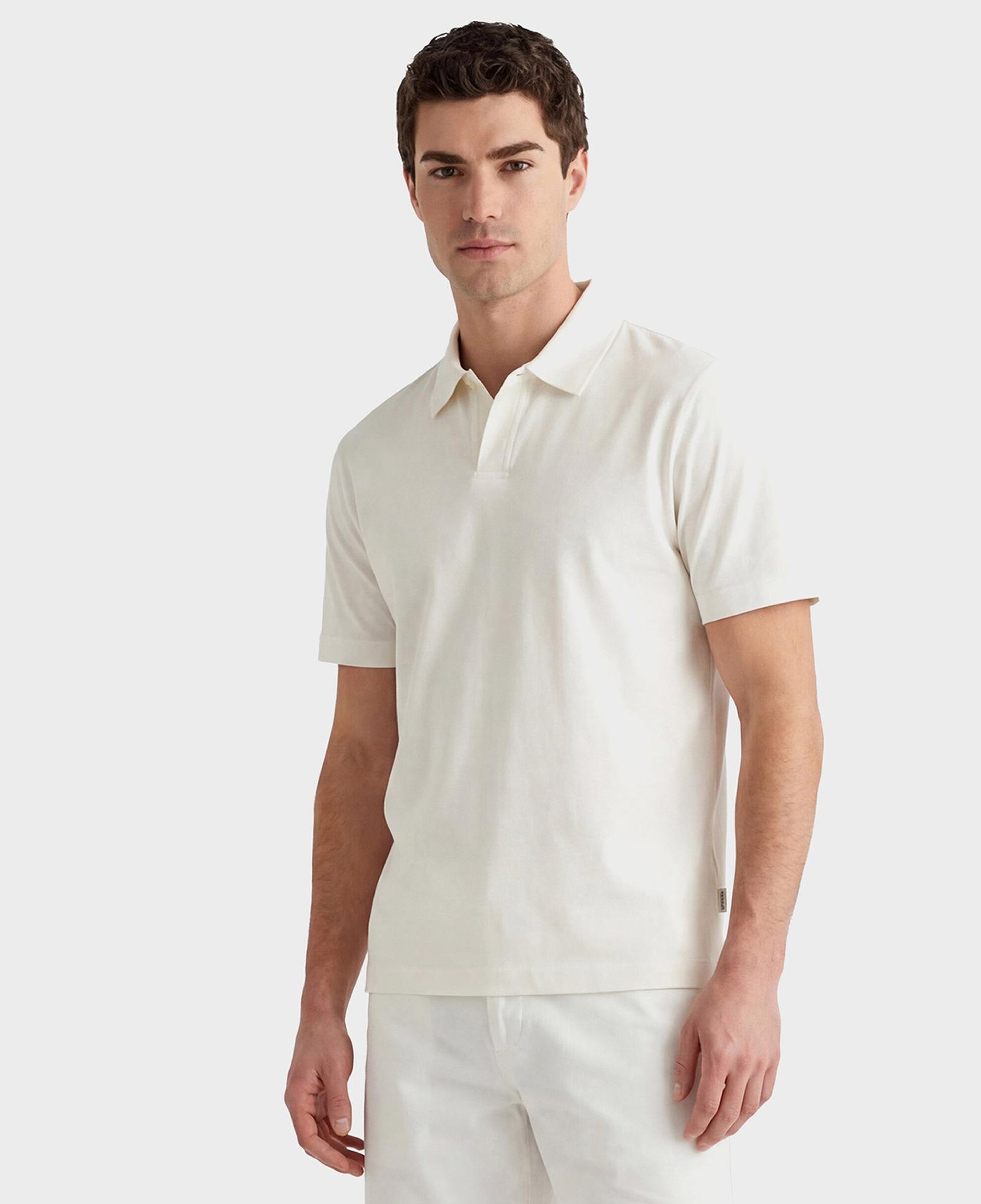 GANT Erkek Beyaz Regular Fit Polo Yaka T-Shirt