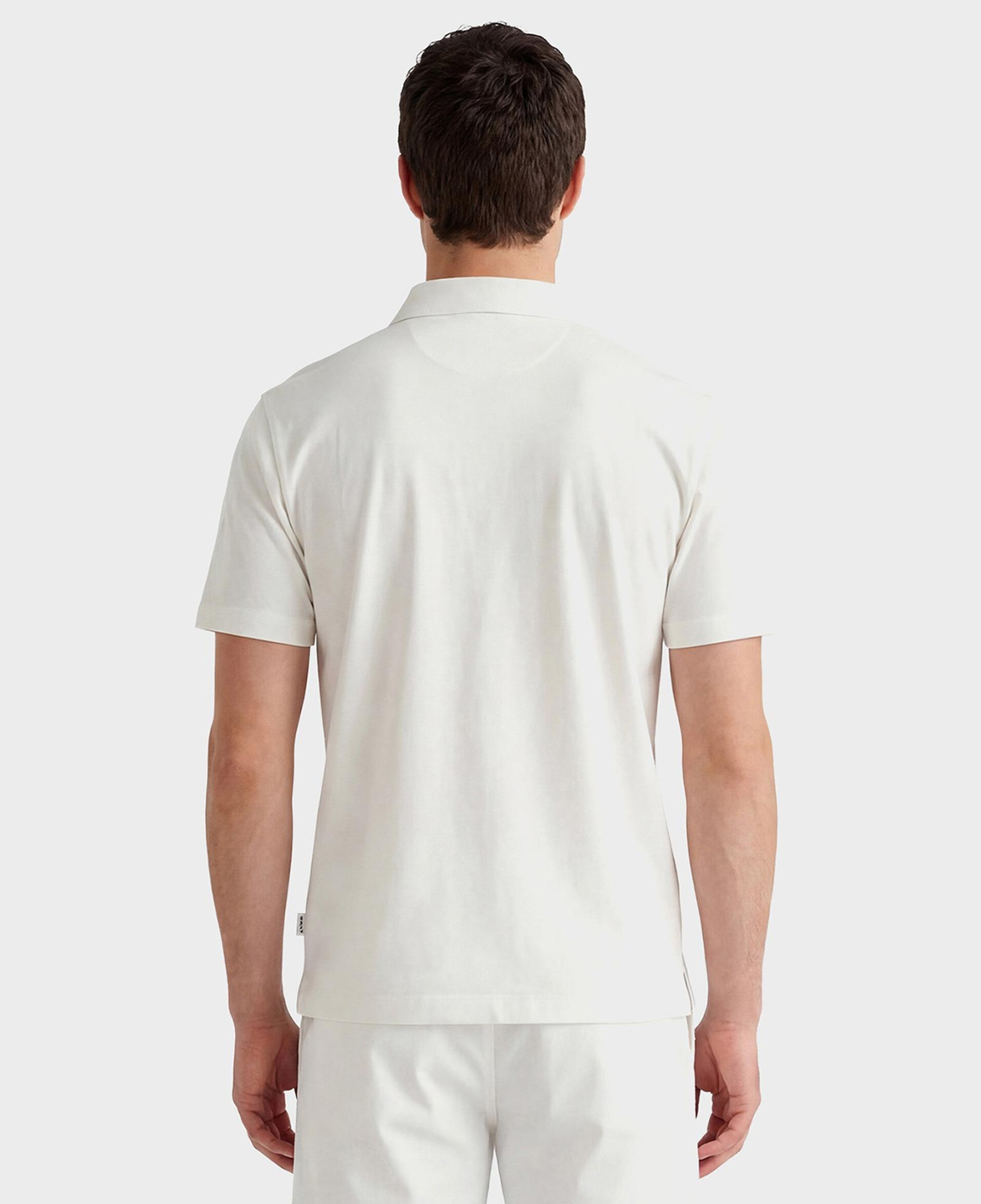 GANT Erkek Beyaz Regular Fit Polo Yaka T-Shirt