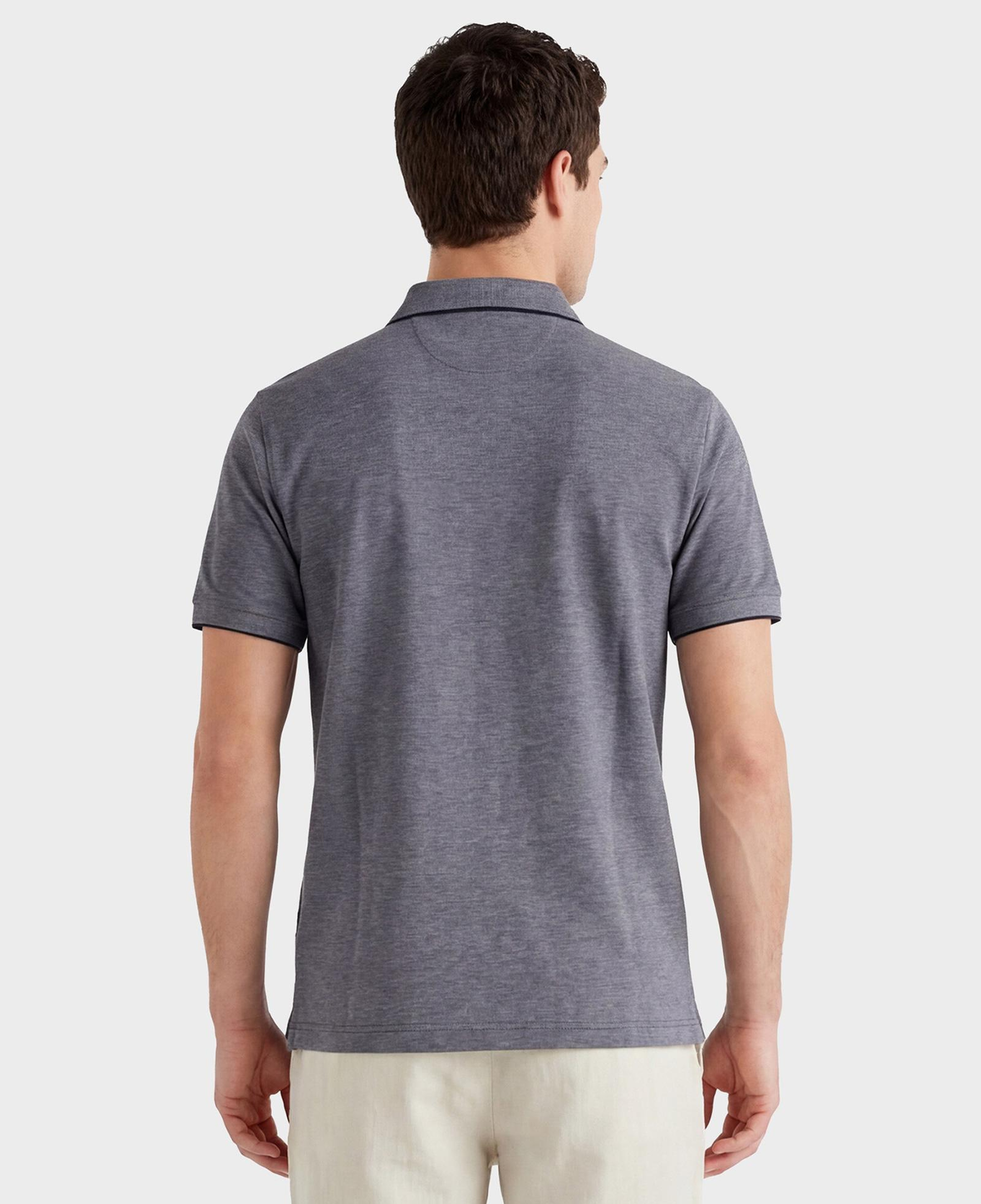 GANT Erkek Lacivert Regular Fit Polo Yaka T-Shirt