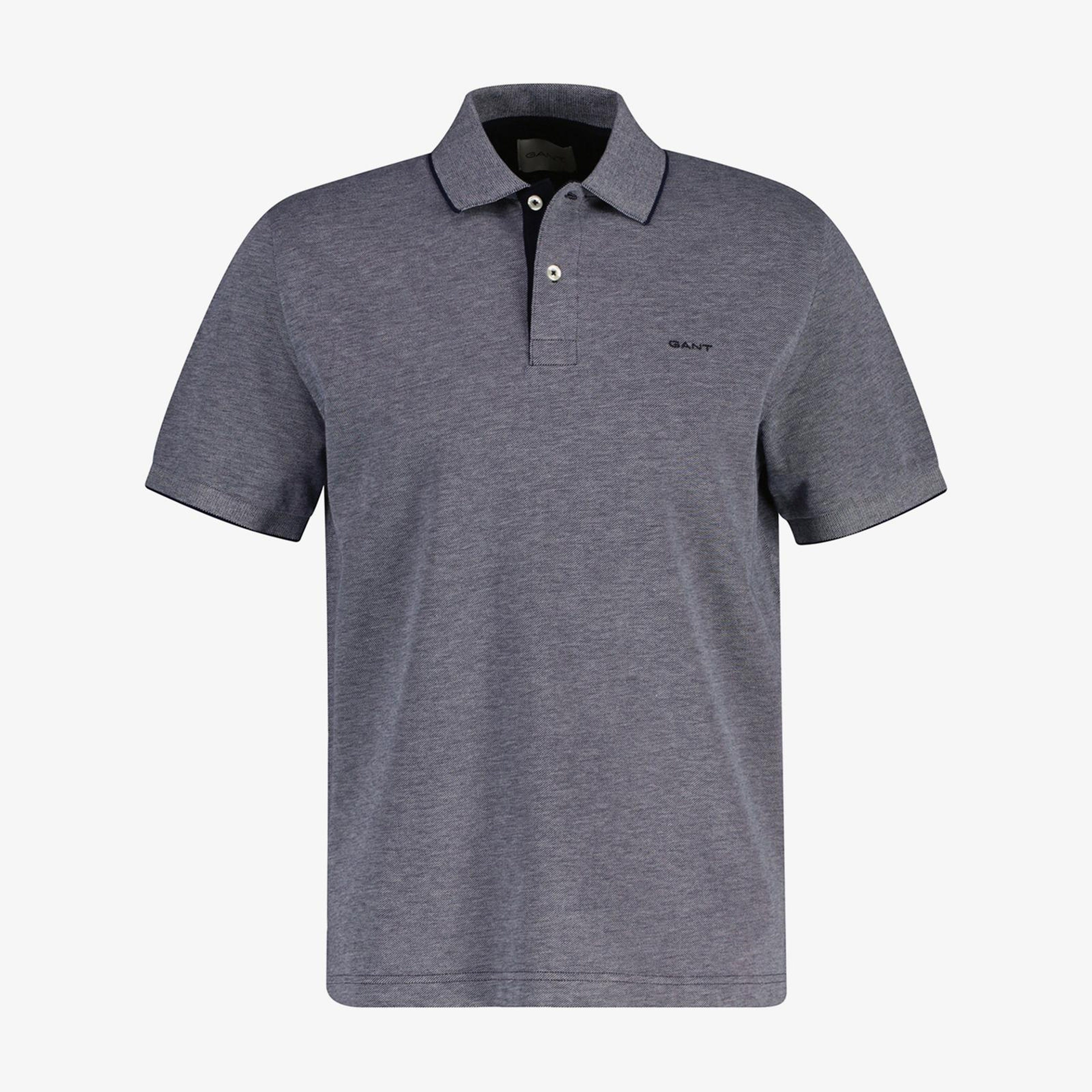 GANT Erkek Lacivert Regular Fit Polo Yaka T-Shirt