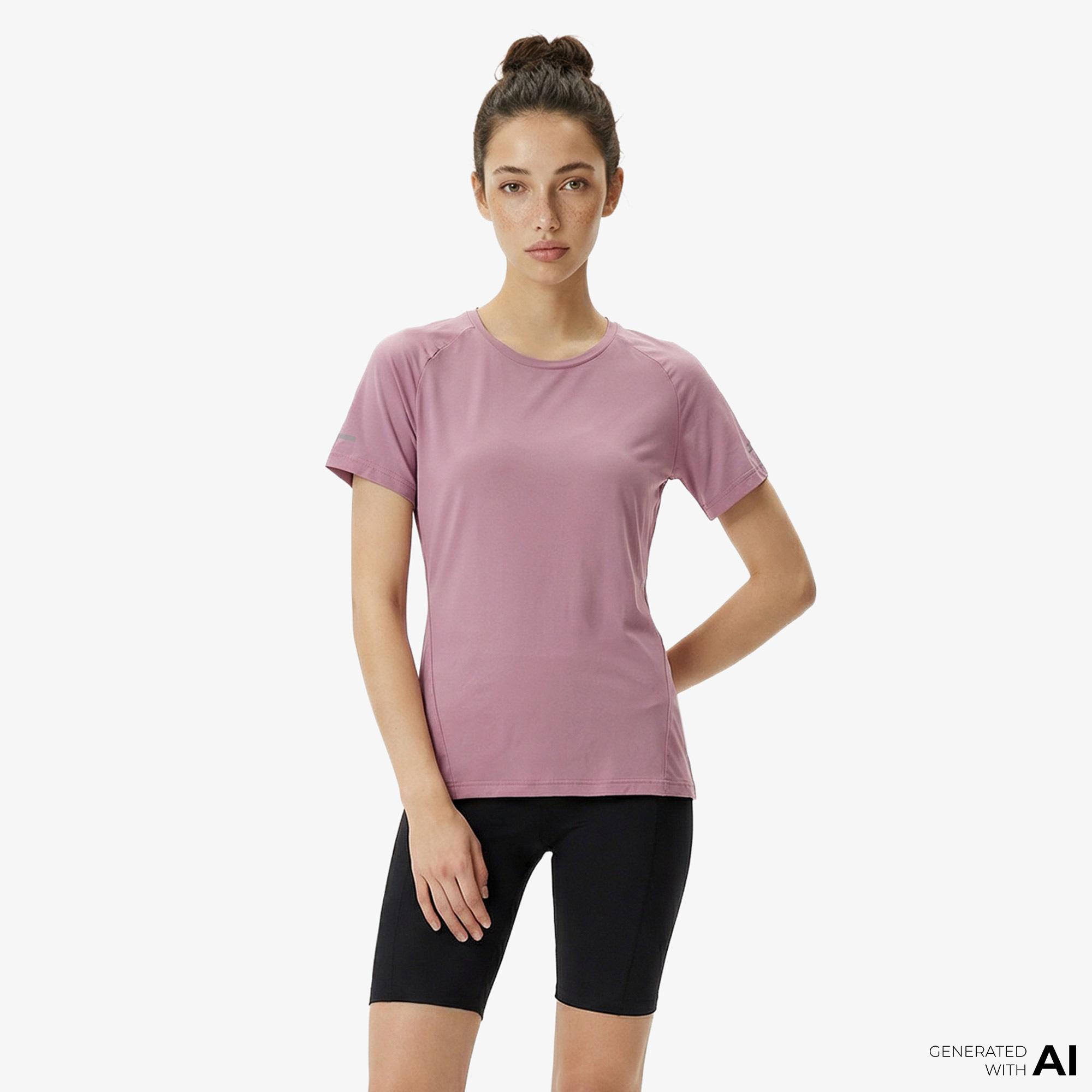 Energetics Kadın Pembe Antrenman T-shirt