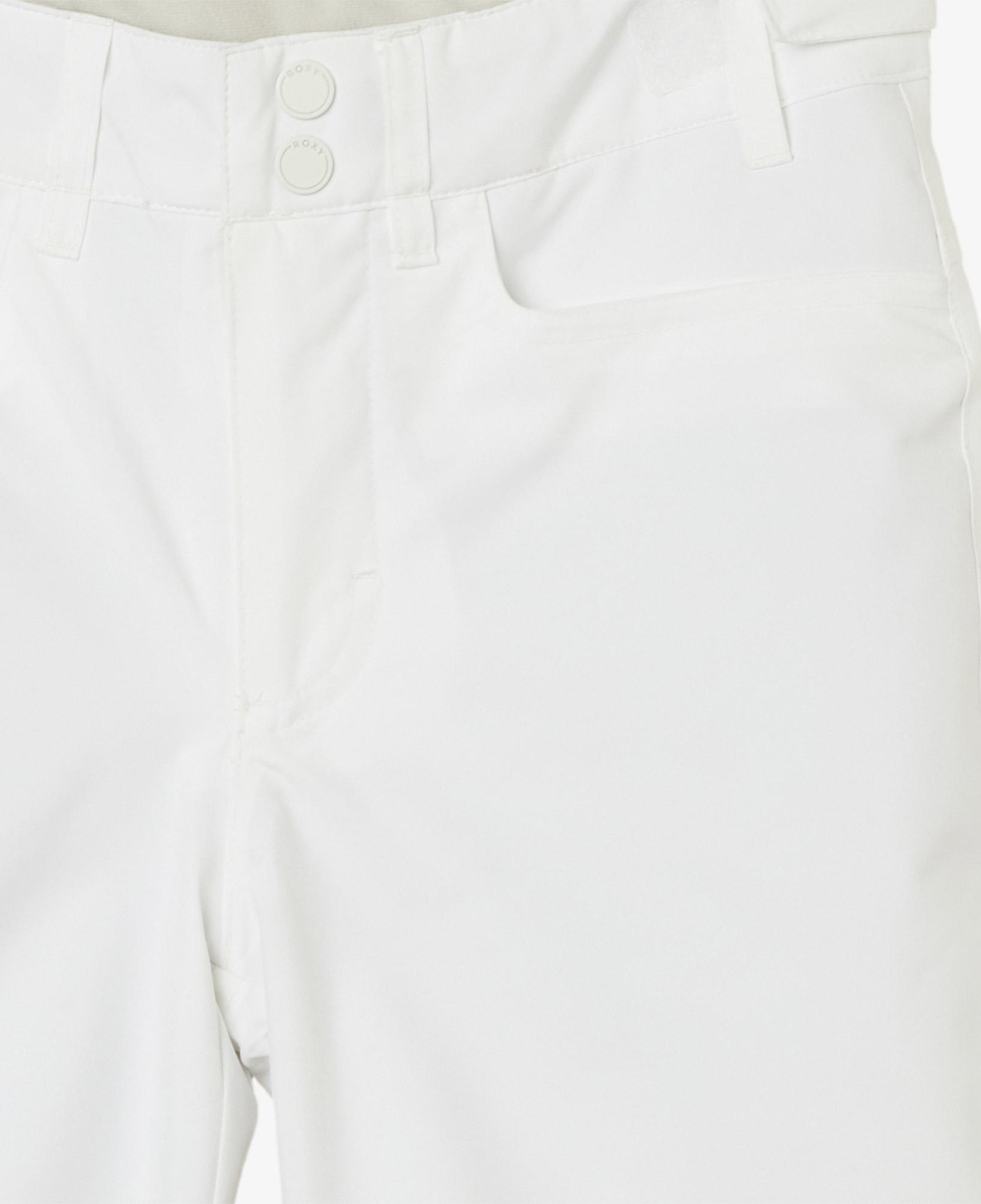 Roxy Backyard Pt Çocuk Beyaz Snowboard Pantolonu