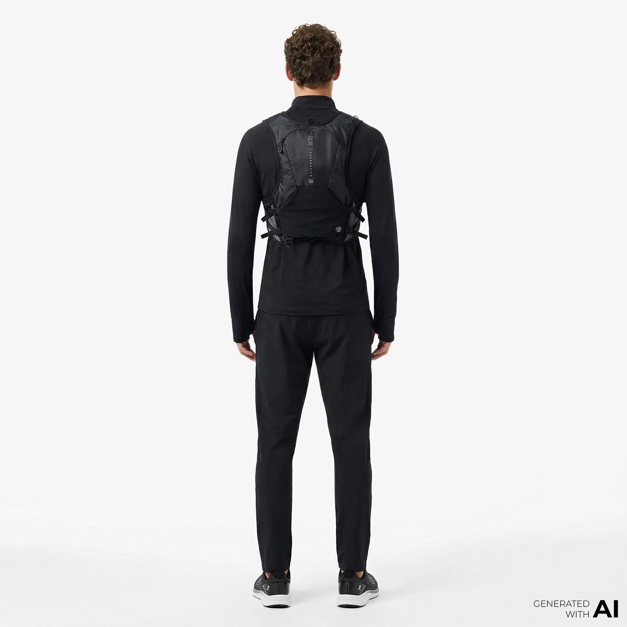 Energetics Zyrox Vest II Erkek Siyah Koşu Yeleği