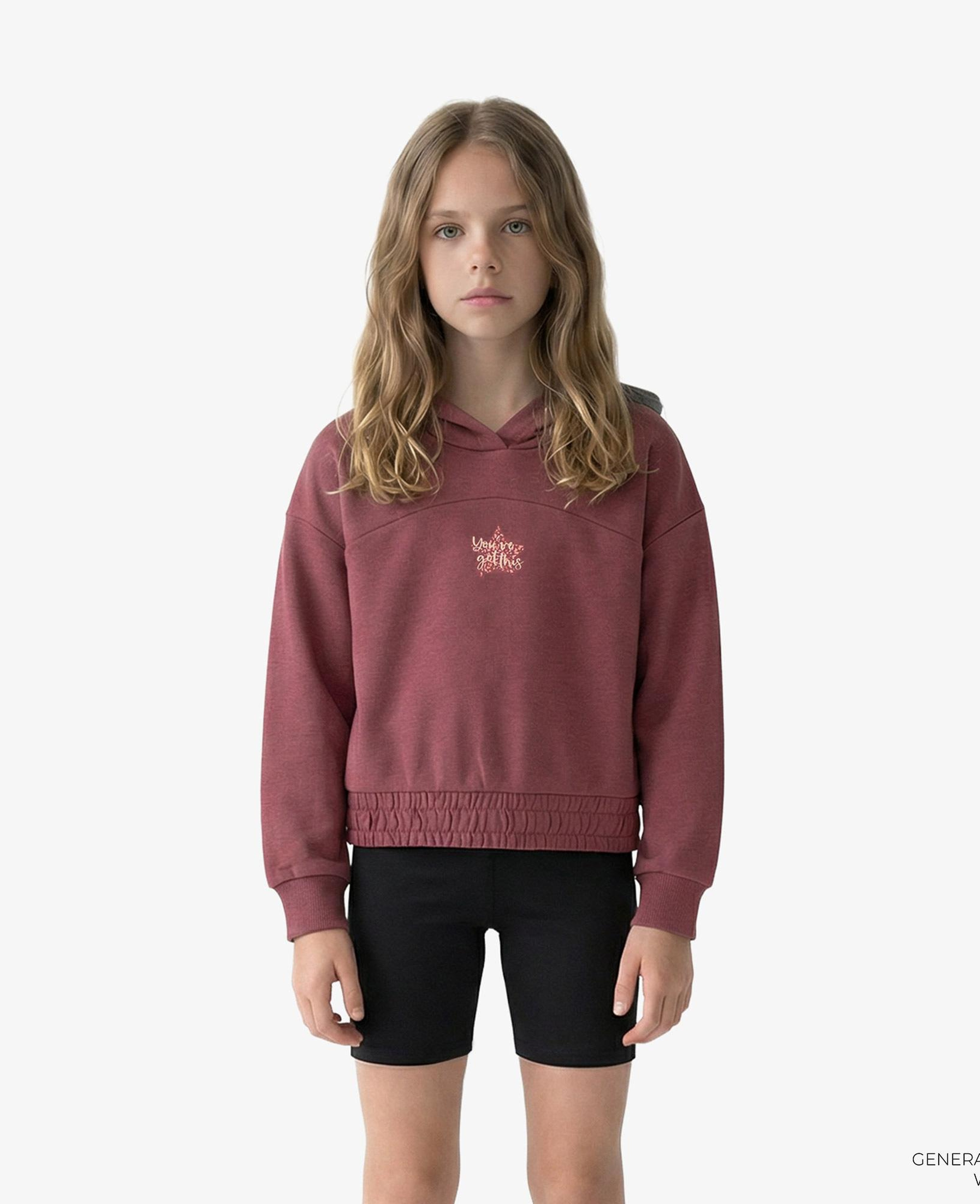 Energetics Full-Zipped Çocuk Kırmızı Günlük Sweatshirt
