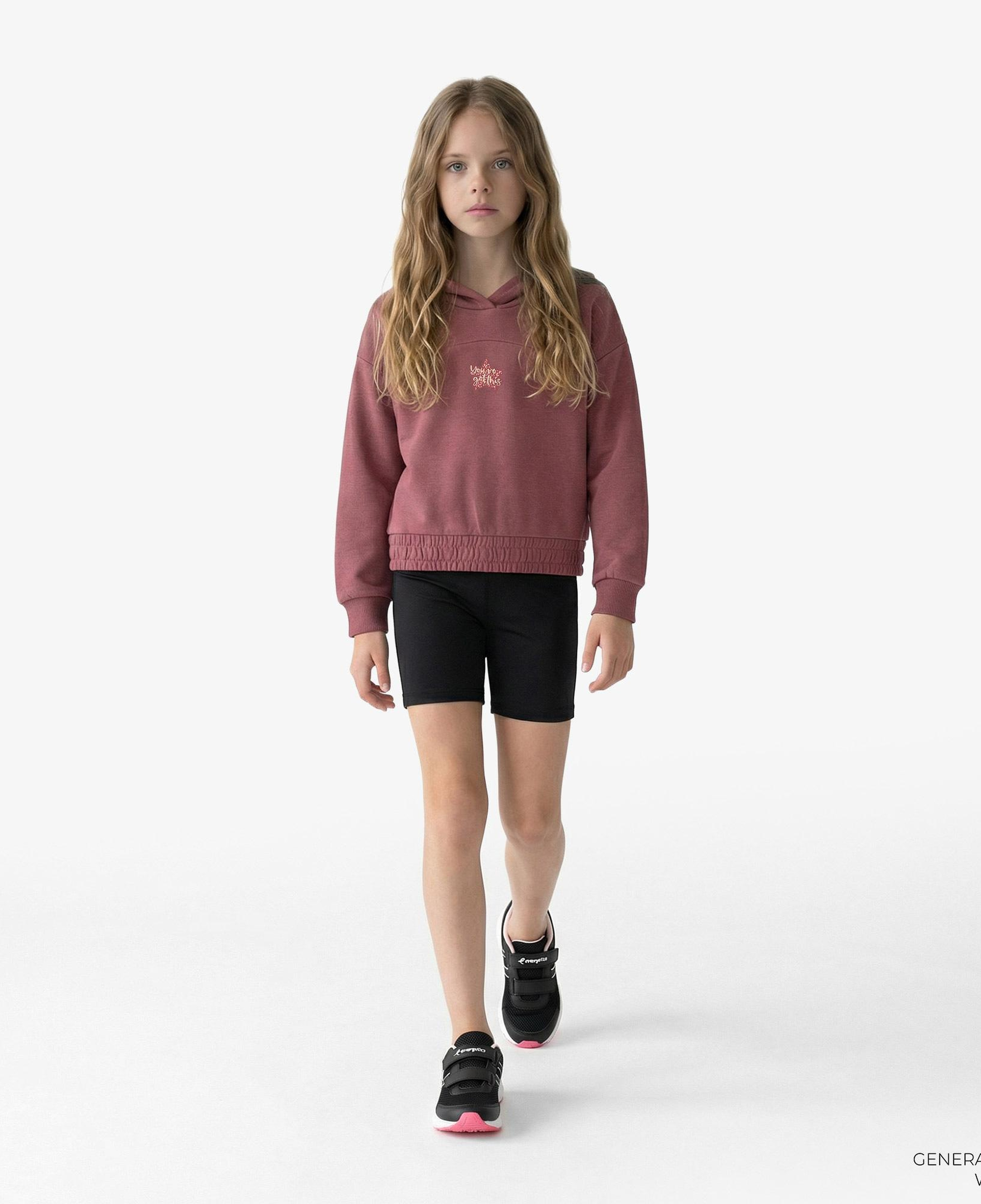 Energetics Full-Zipped Çocuk Kırmızı Günlük Sweatshirt