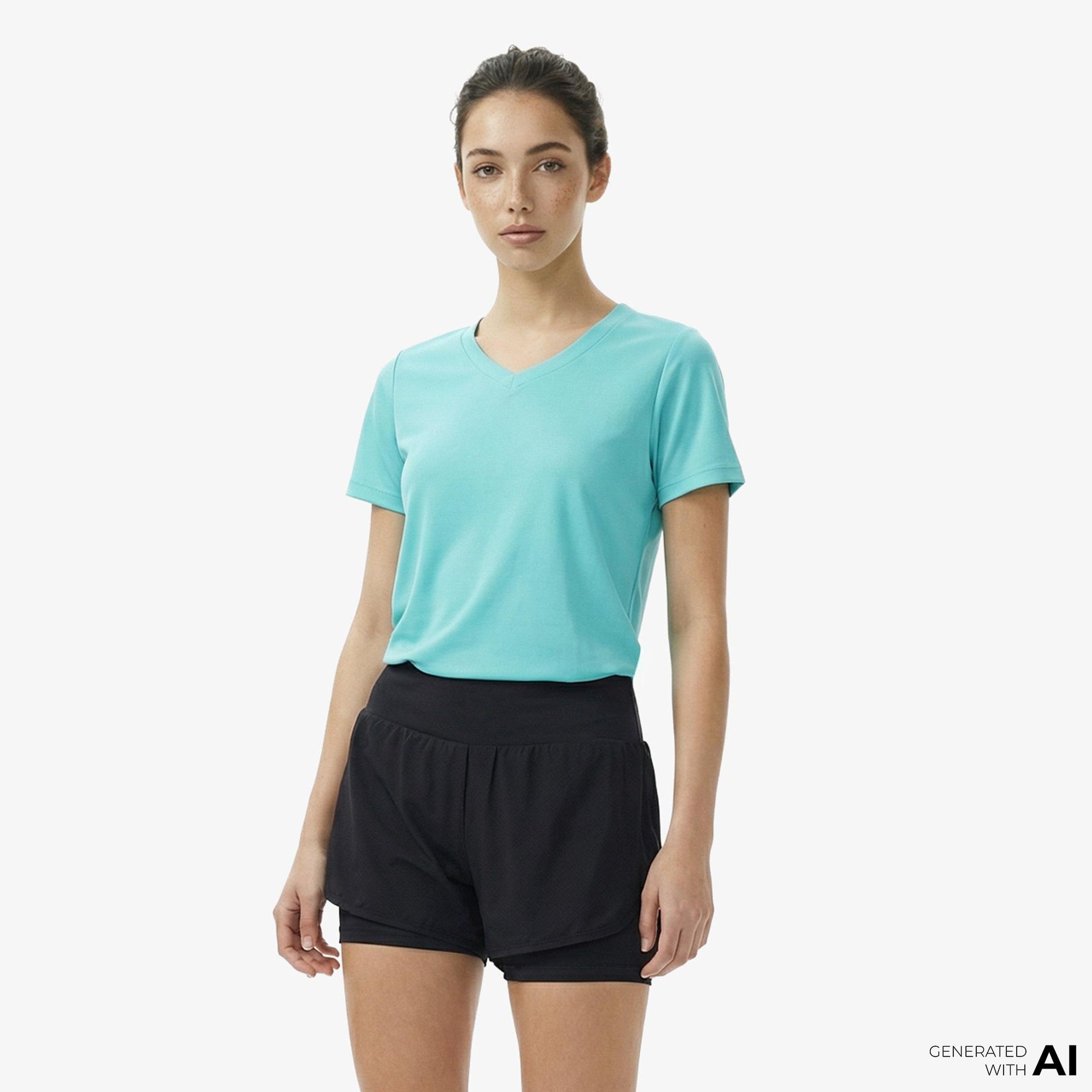 Energetics Ganja Ss Kadın Yeşil Antrenman T-Shirt