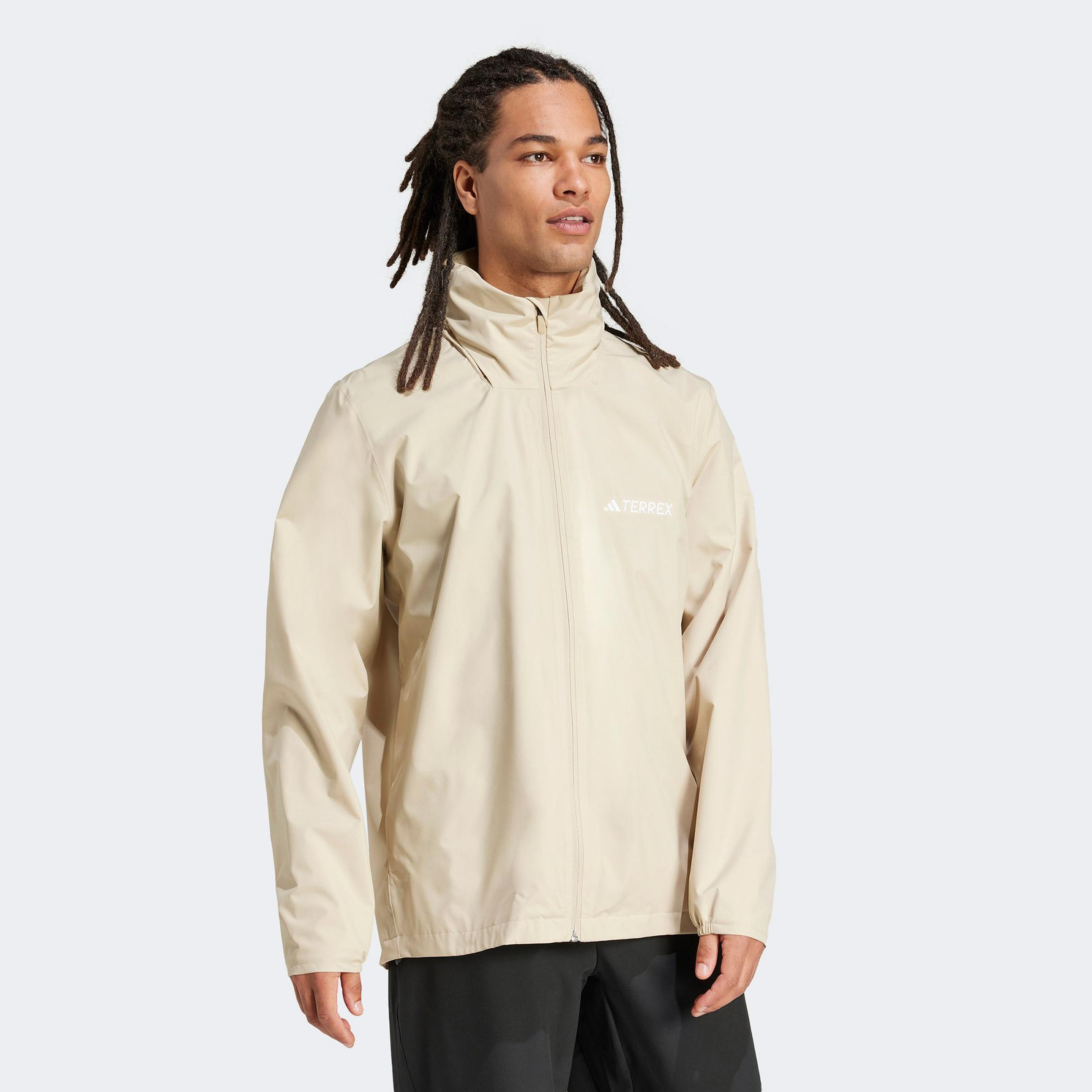 adidas Multi Essentials 2L Erkek Bej Yağmurluk