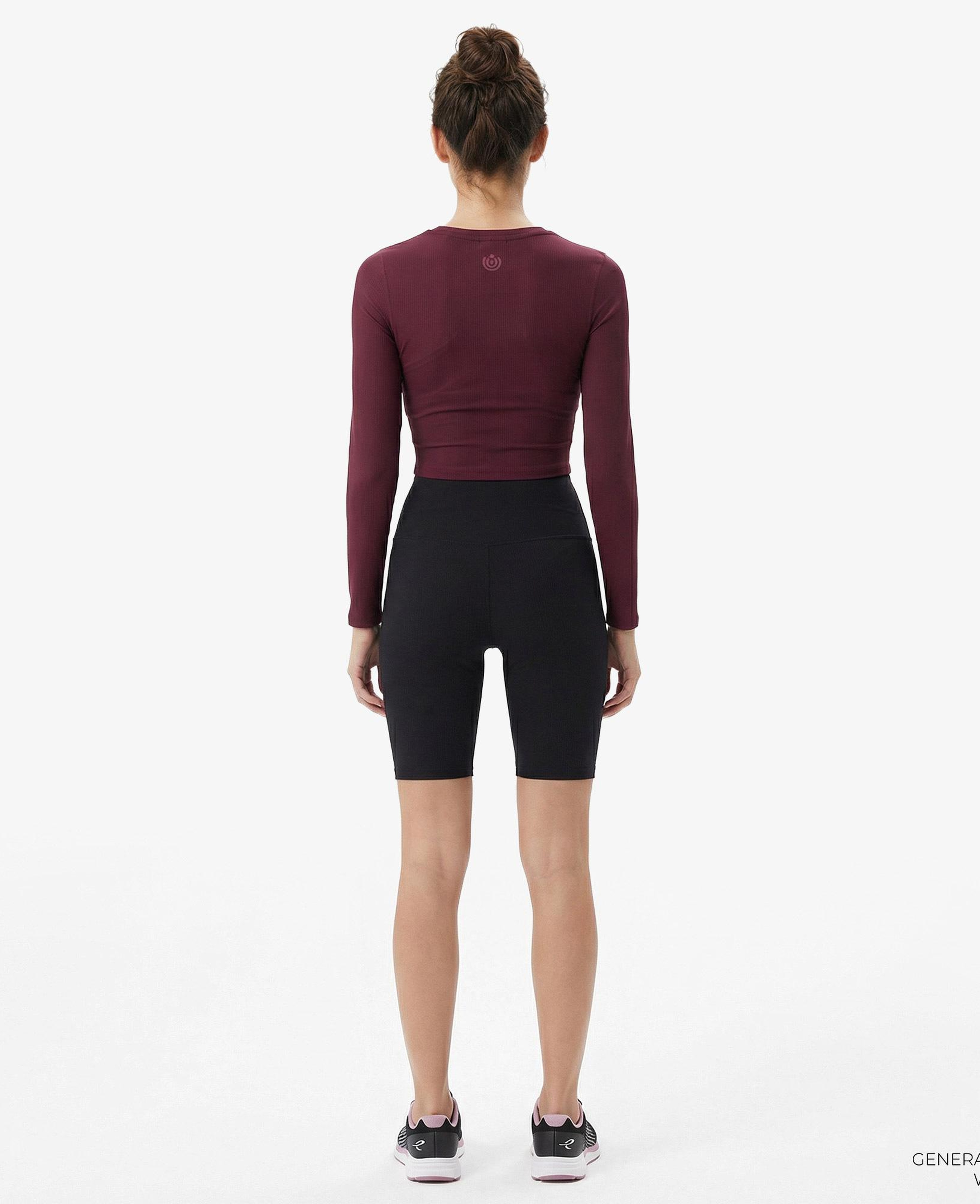 Energetics Olene LS Kadın Bordo Antrenman T-Shirt