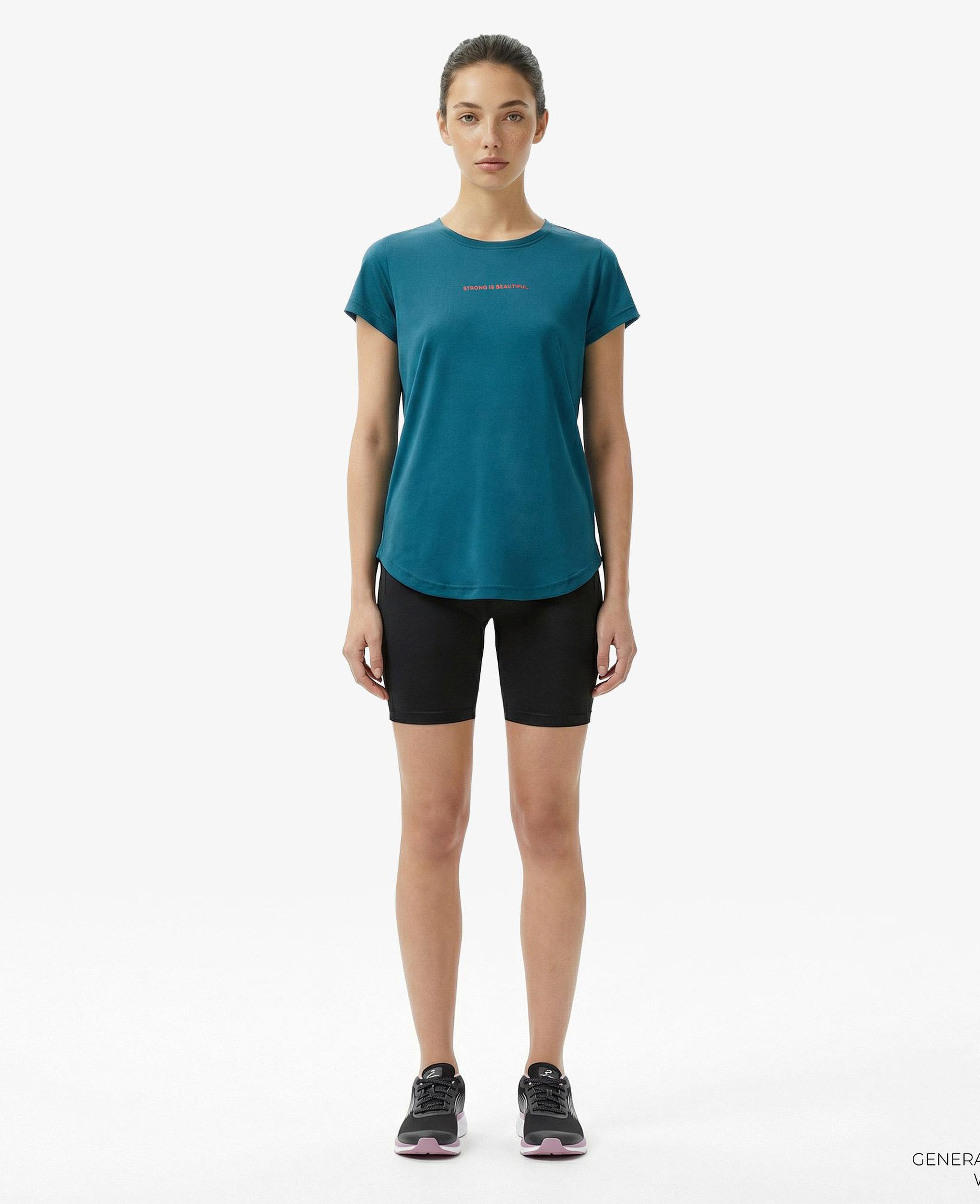 Energetics Cecilia iv Ss Kadın Mavi Antrenman T-Shirt