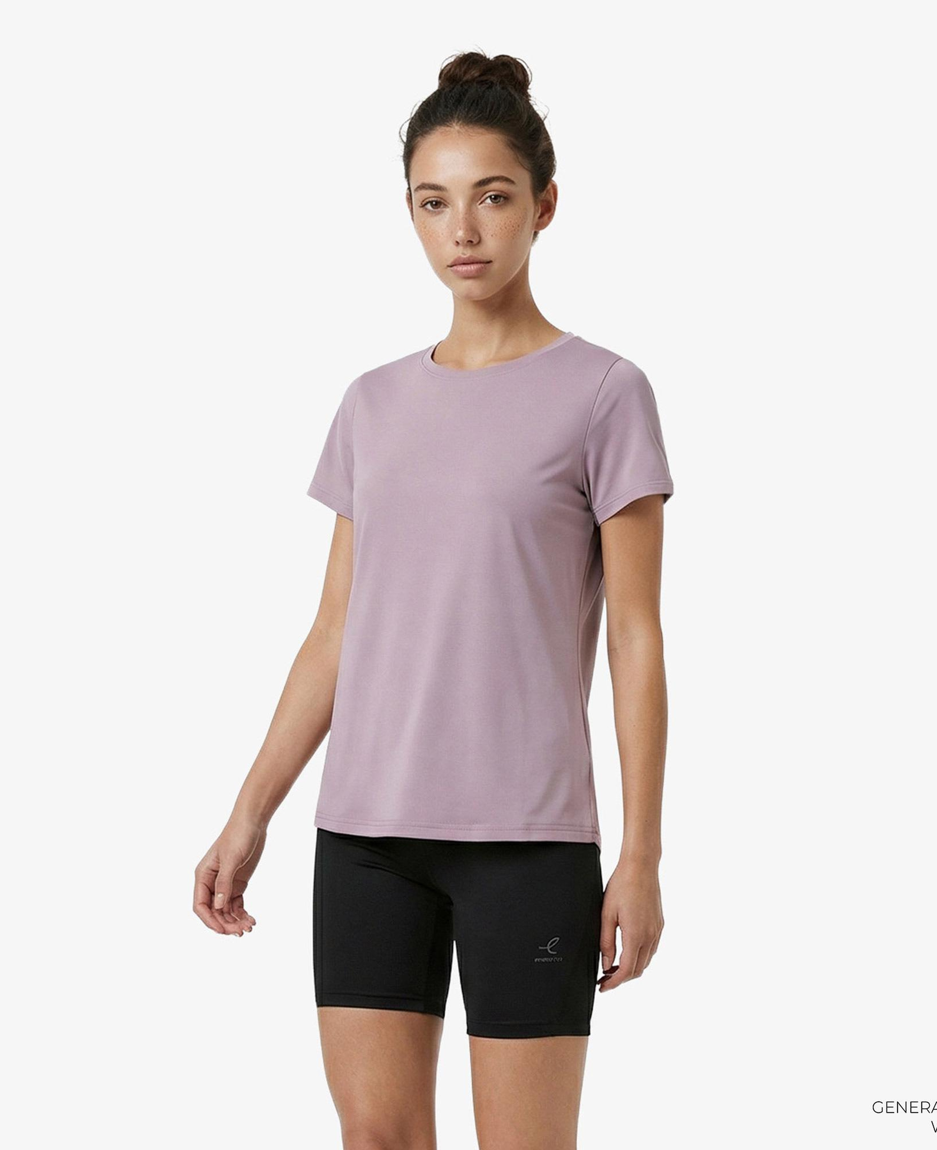 Energetics Gianna Ss Kadın Mor Antrenman T-Shirt