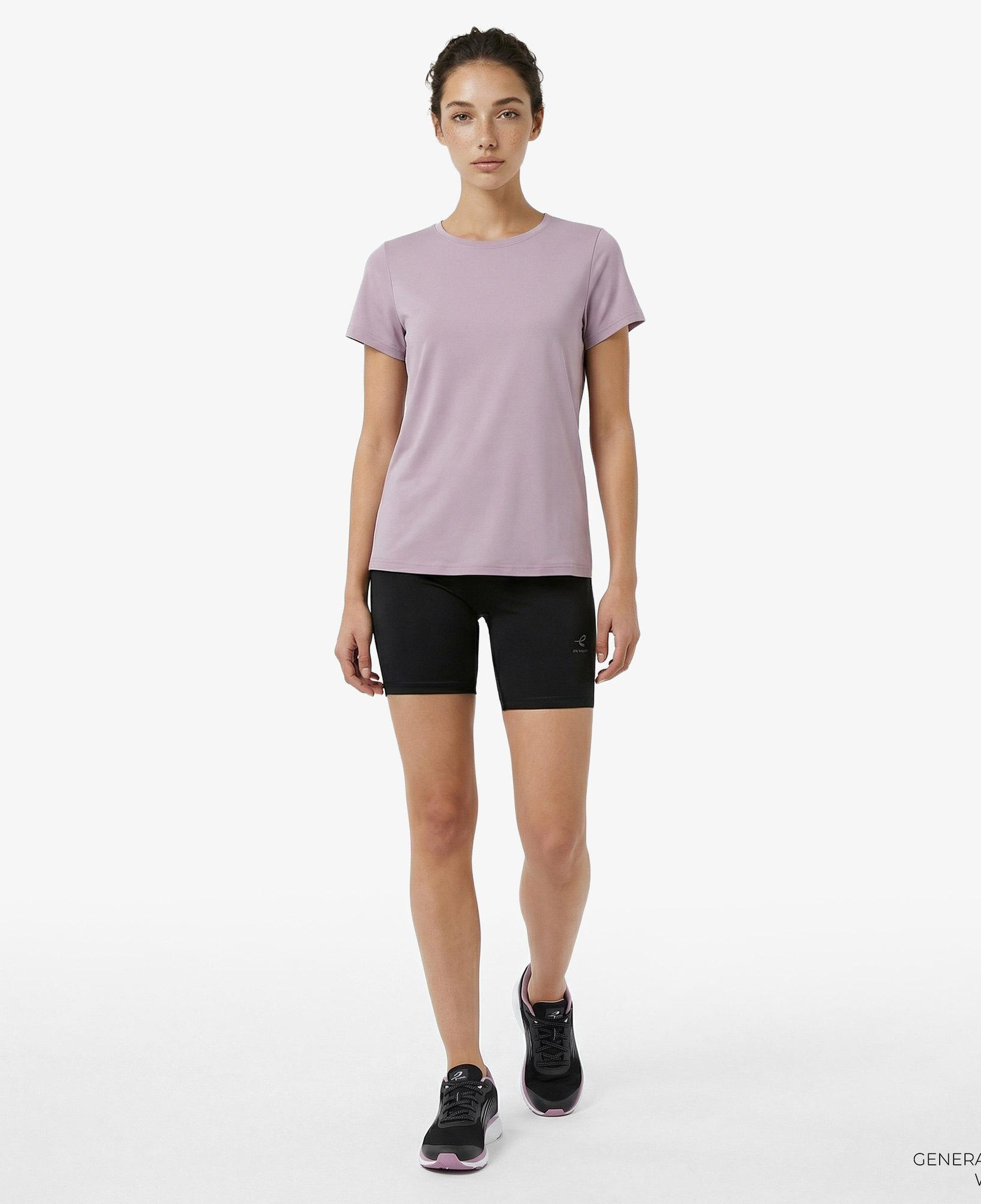 Energetics Gianna Ss Kadın Mor Antrenman T-Shirt