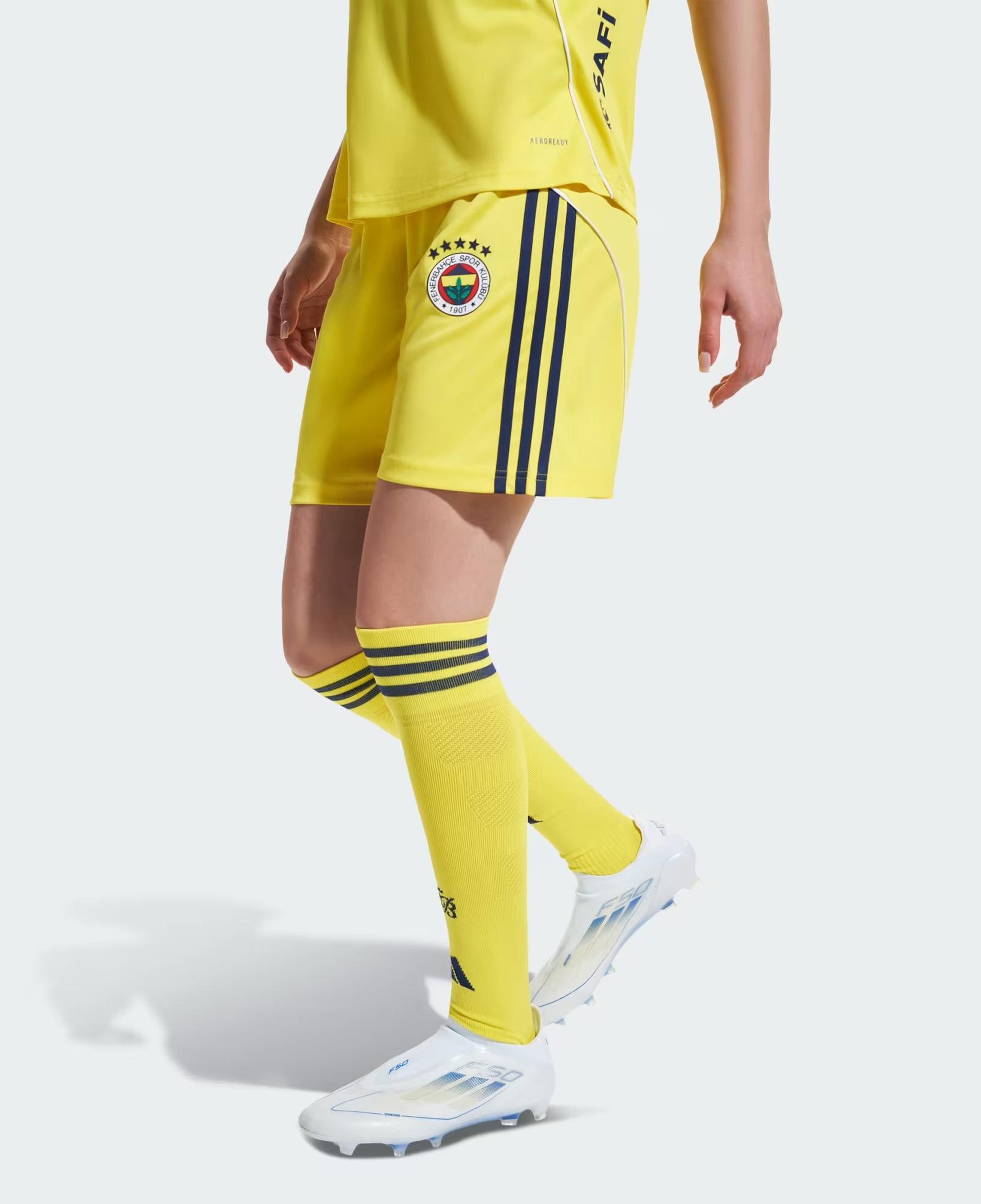 adidas Fenerbahçe 25-26 Erkek Sarı Futbol Deplasman Şortu