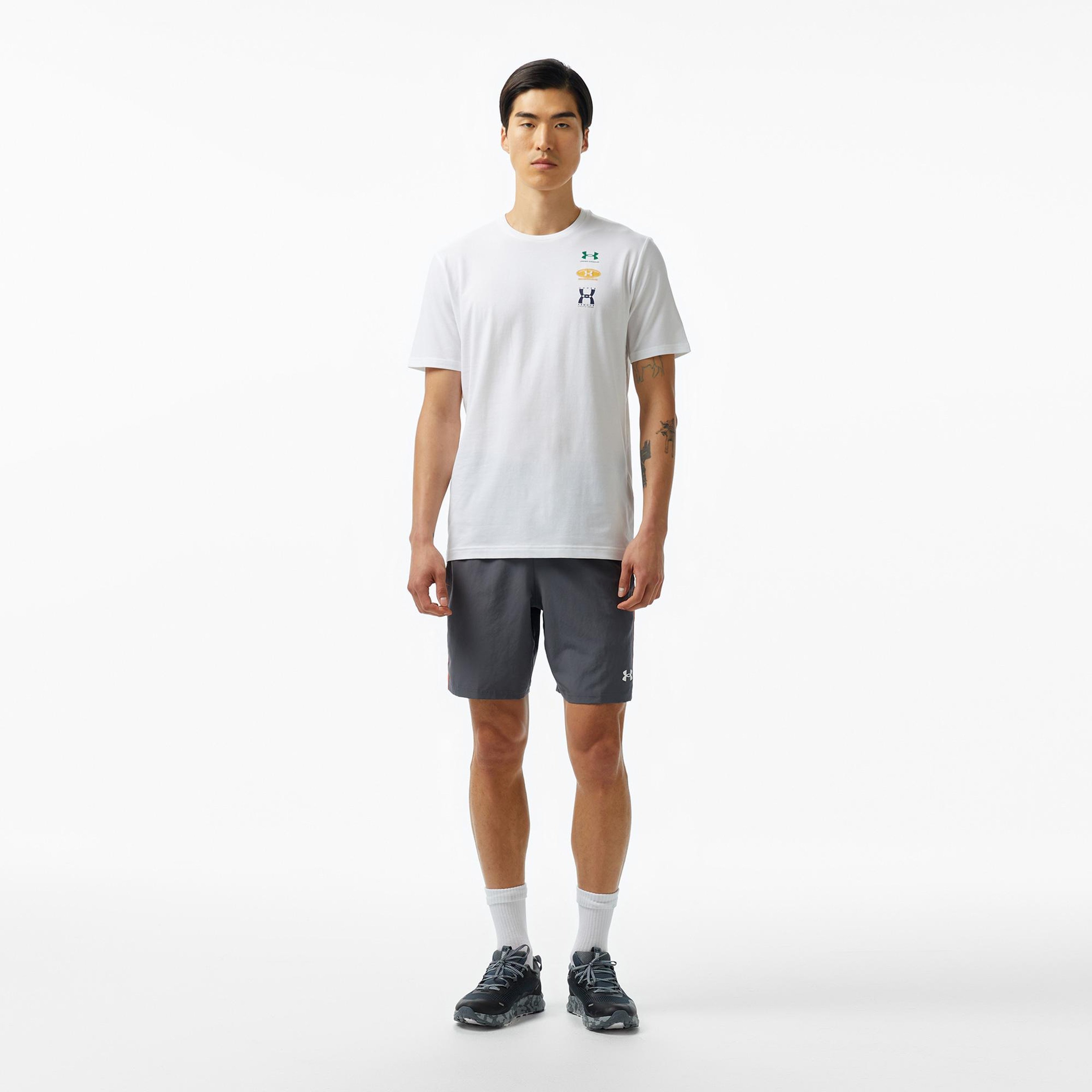 Under Armour Tech Utility Erkek Gri Koşu Şortu