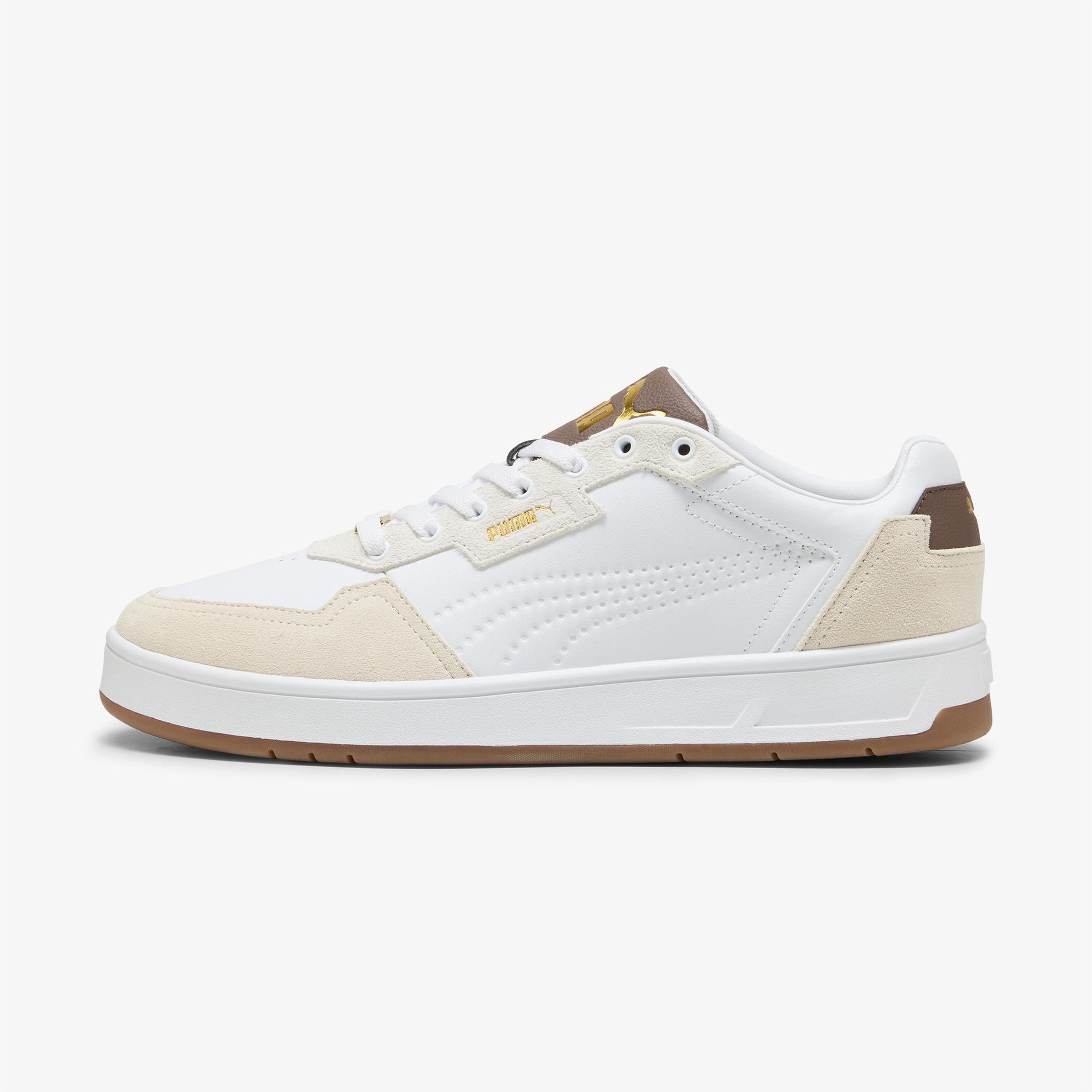 Puma Court Classic Lux Sd Erkek Beyaz Spor Ayakkabı