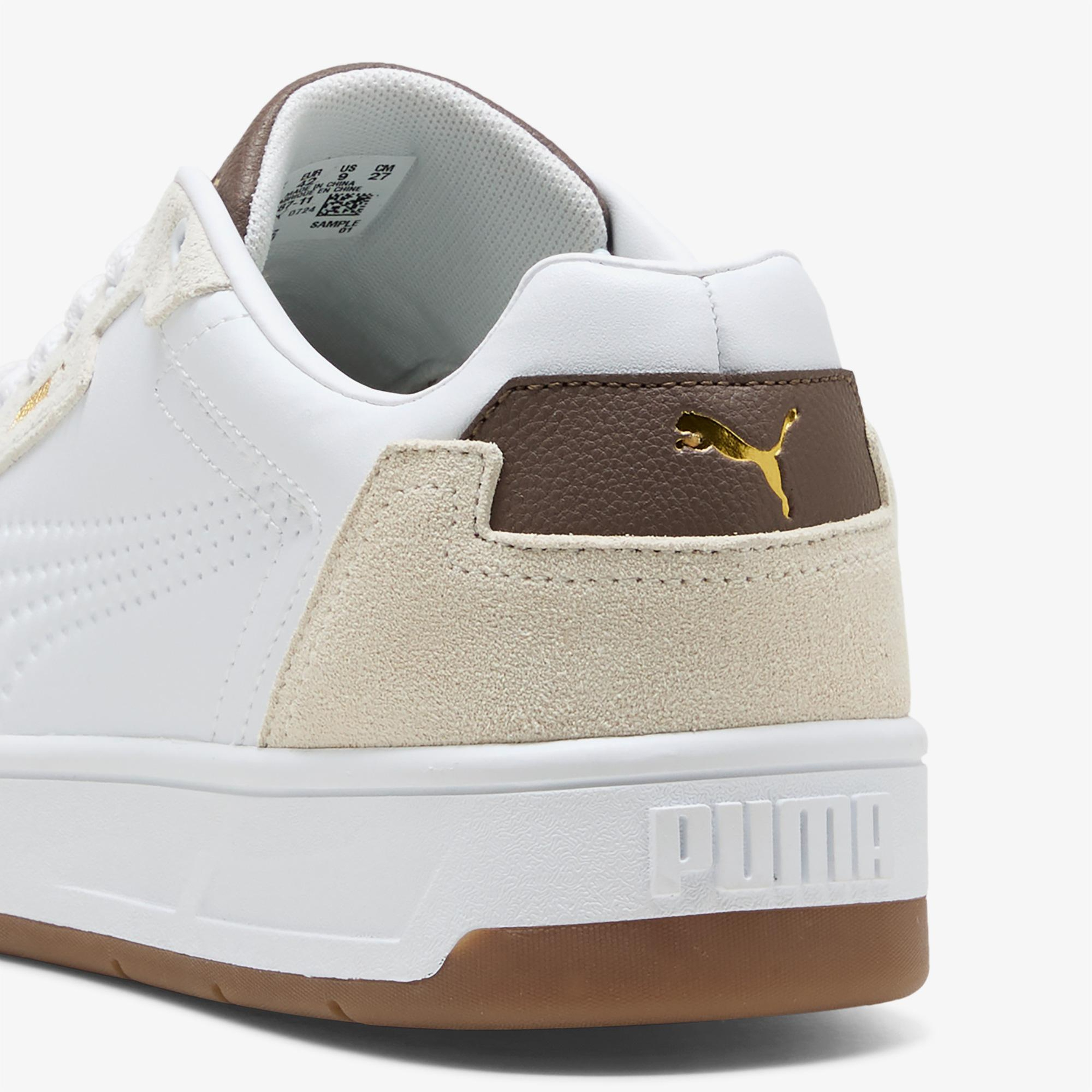 Puma Court Classic Lux Sd Erkek Beyaz Spor Ayakkabı