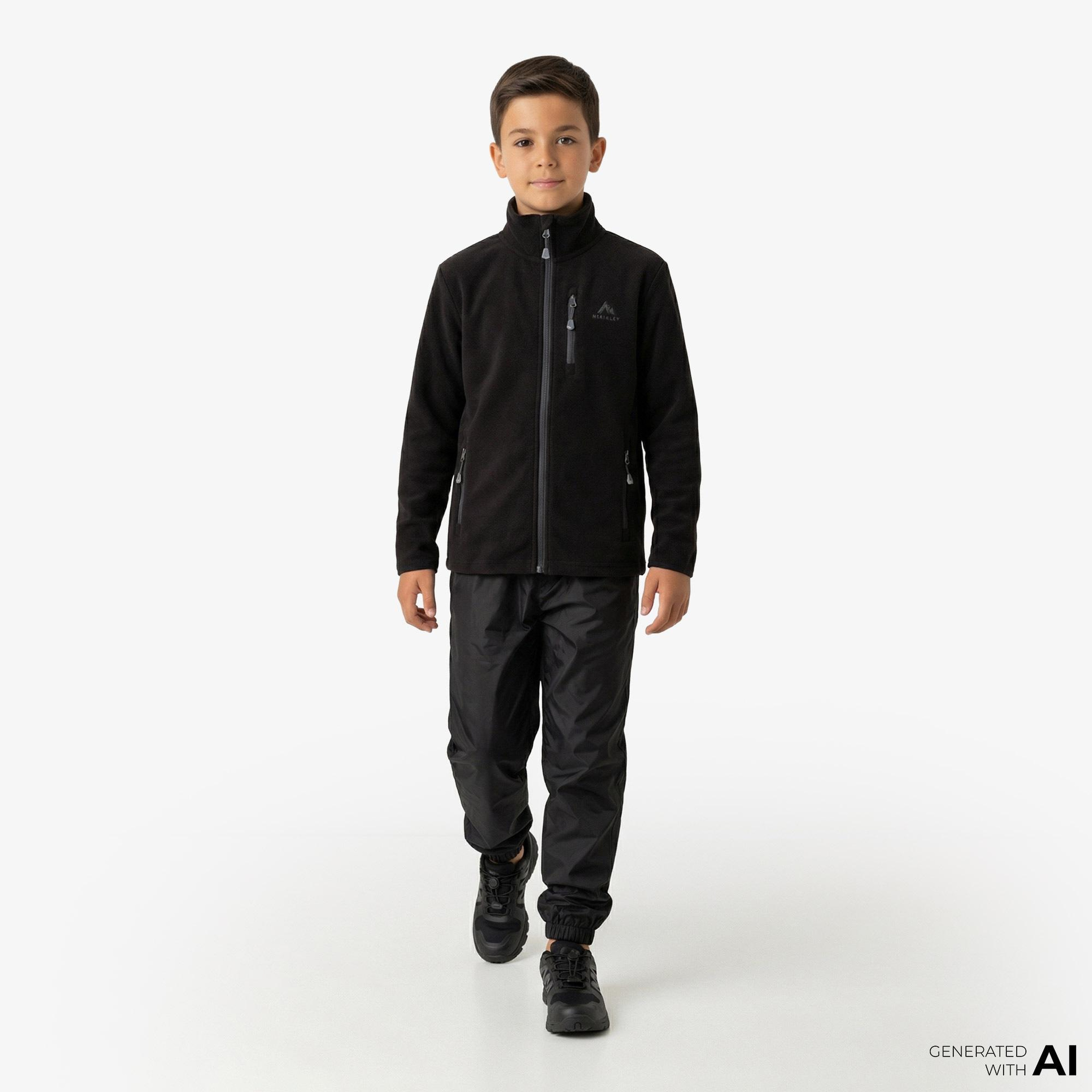 McKinley Coari Jrs Çocuk Siyah Outdoor Polar