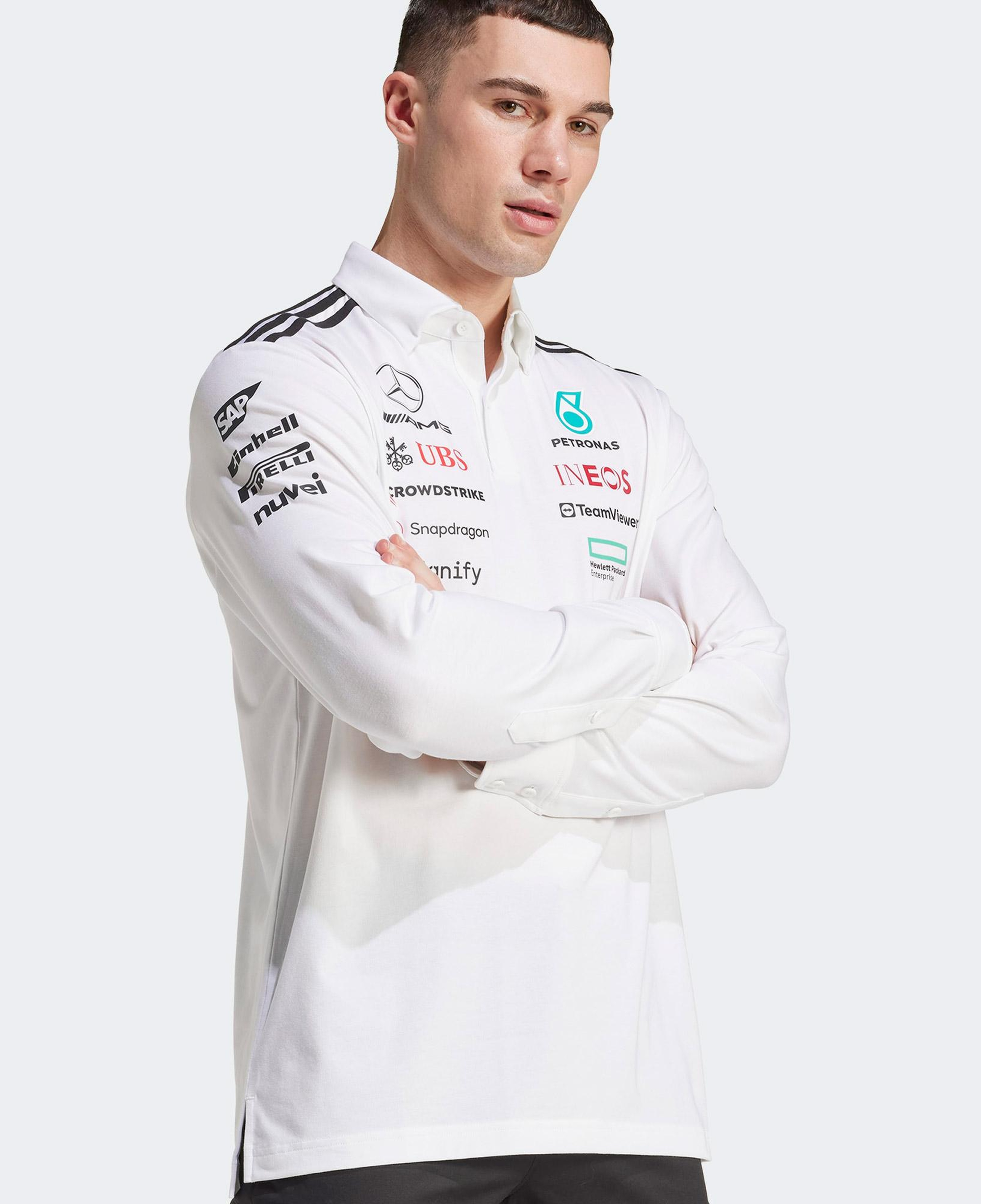 adidas Mercedes Amg Petronas Formula One Team Erkek Beyaz Motorsport Sweatshirt