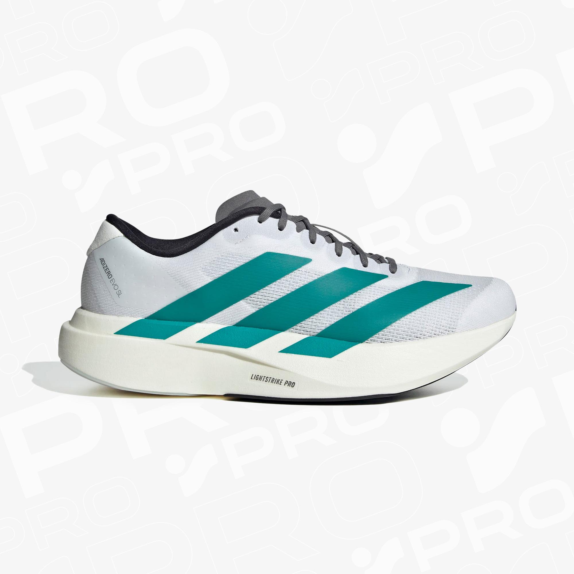 adidas Adizero Evo SL Erkek Beyaz Koşu Ayakkabısı