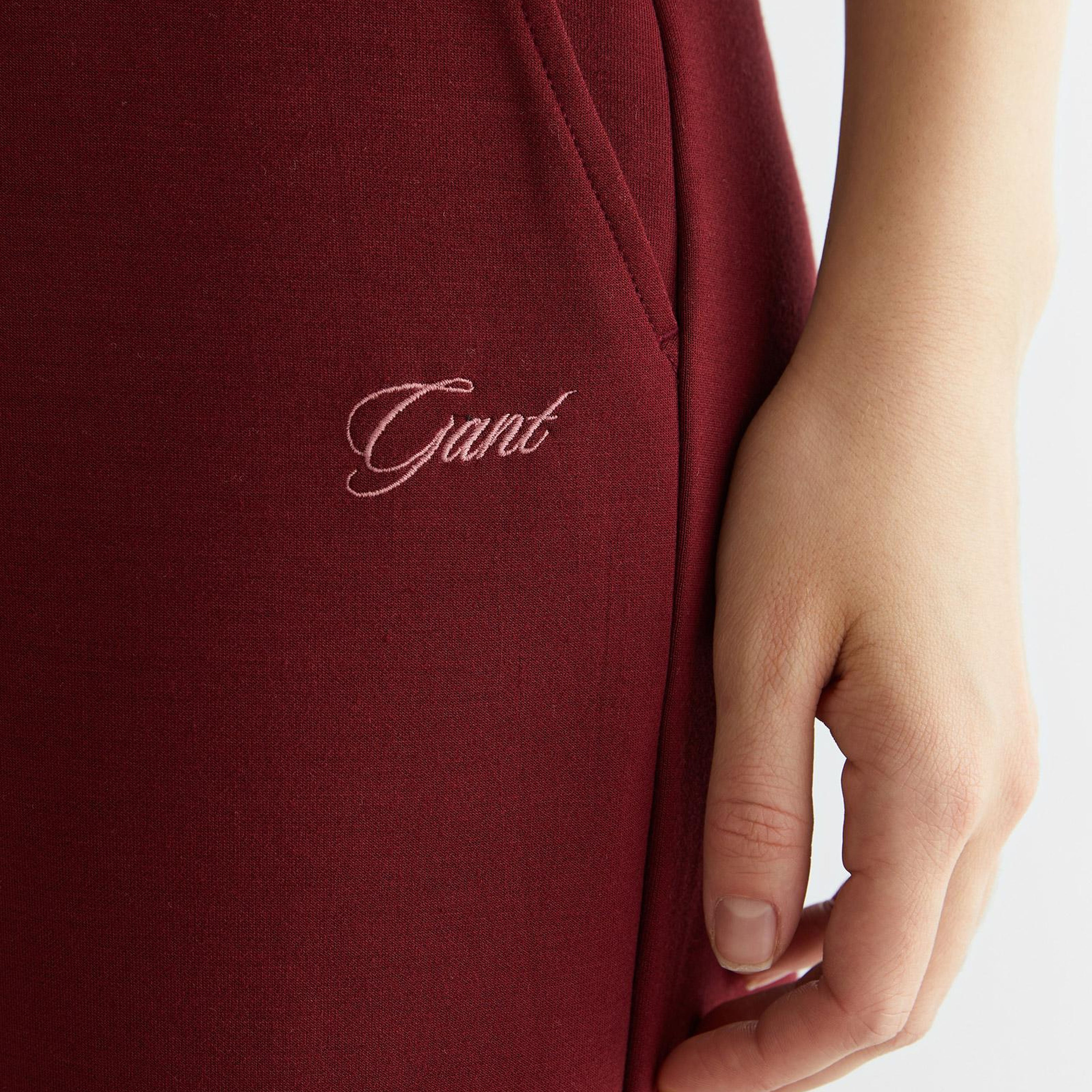 GANT Kadın Bordo Regular Fit Eşofman Altı