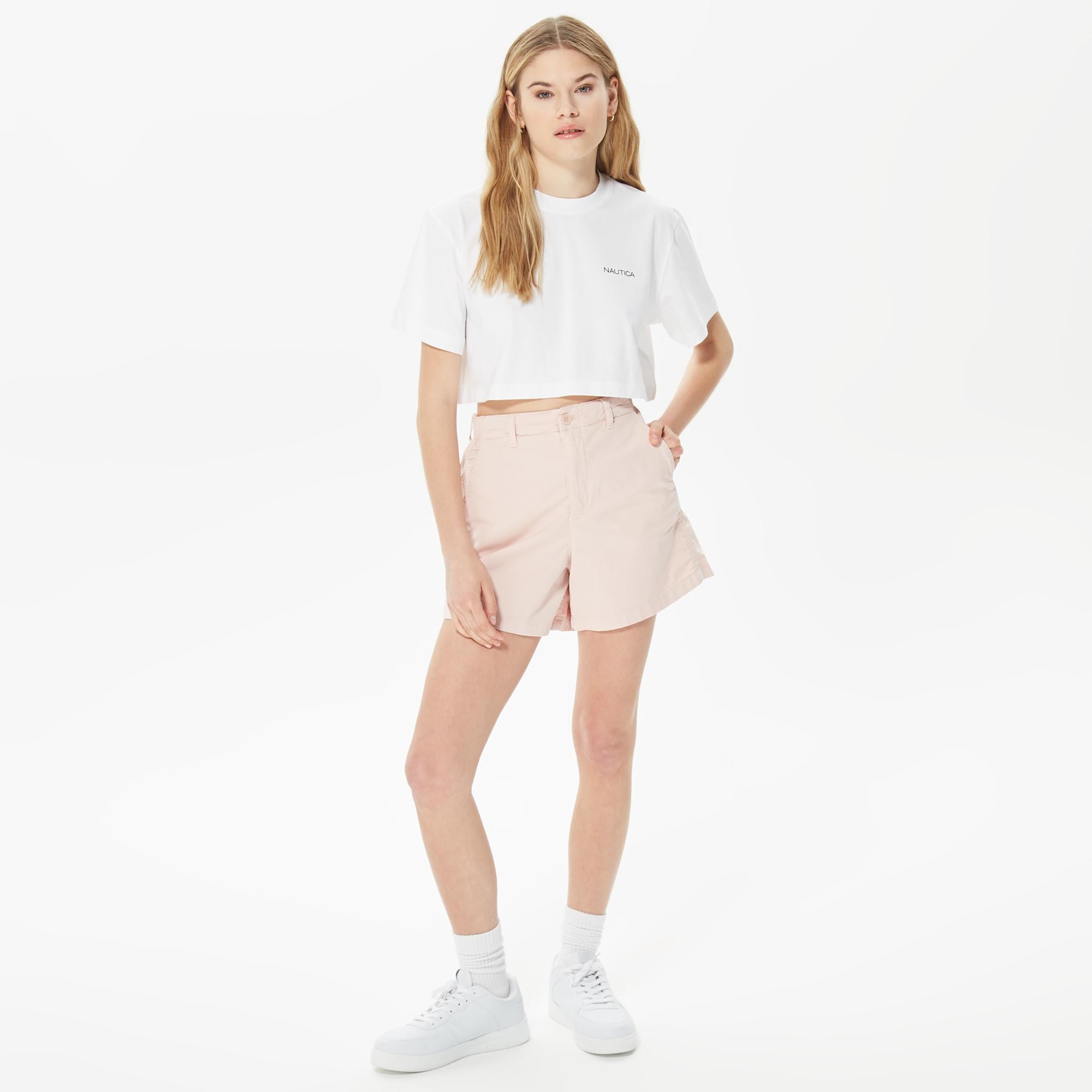 Nautica Kadın Beyaz T-Shirt