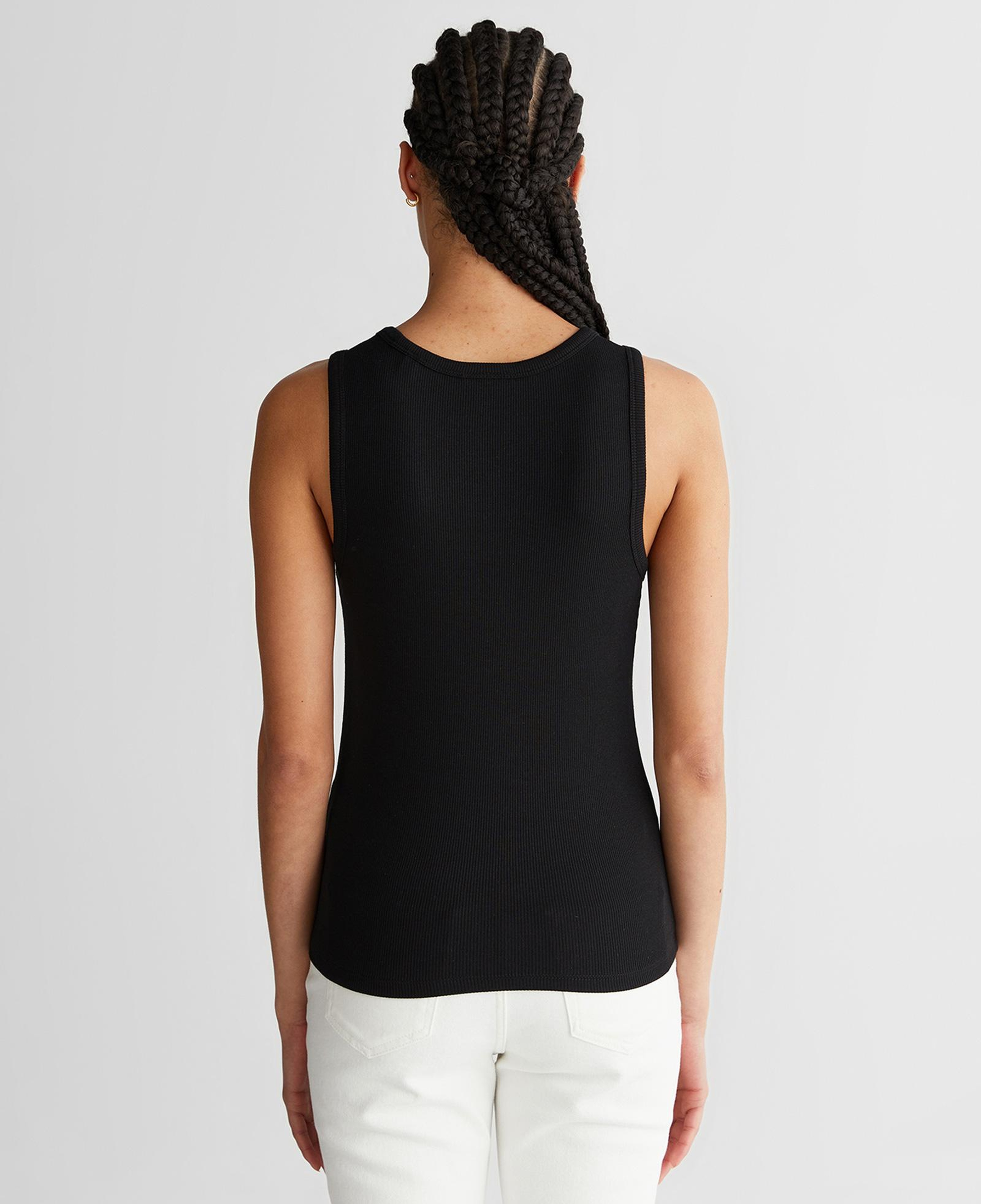 GANT Kadın Siyah Bisiklet Yaka Regular Fit T-Shirt