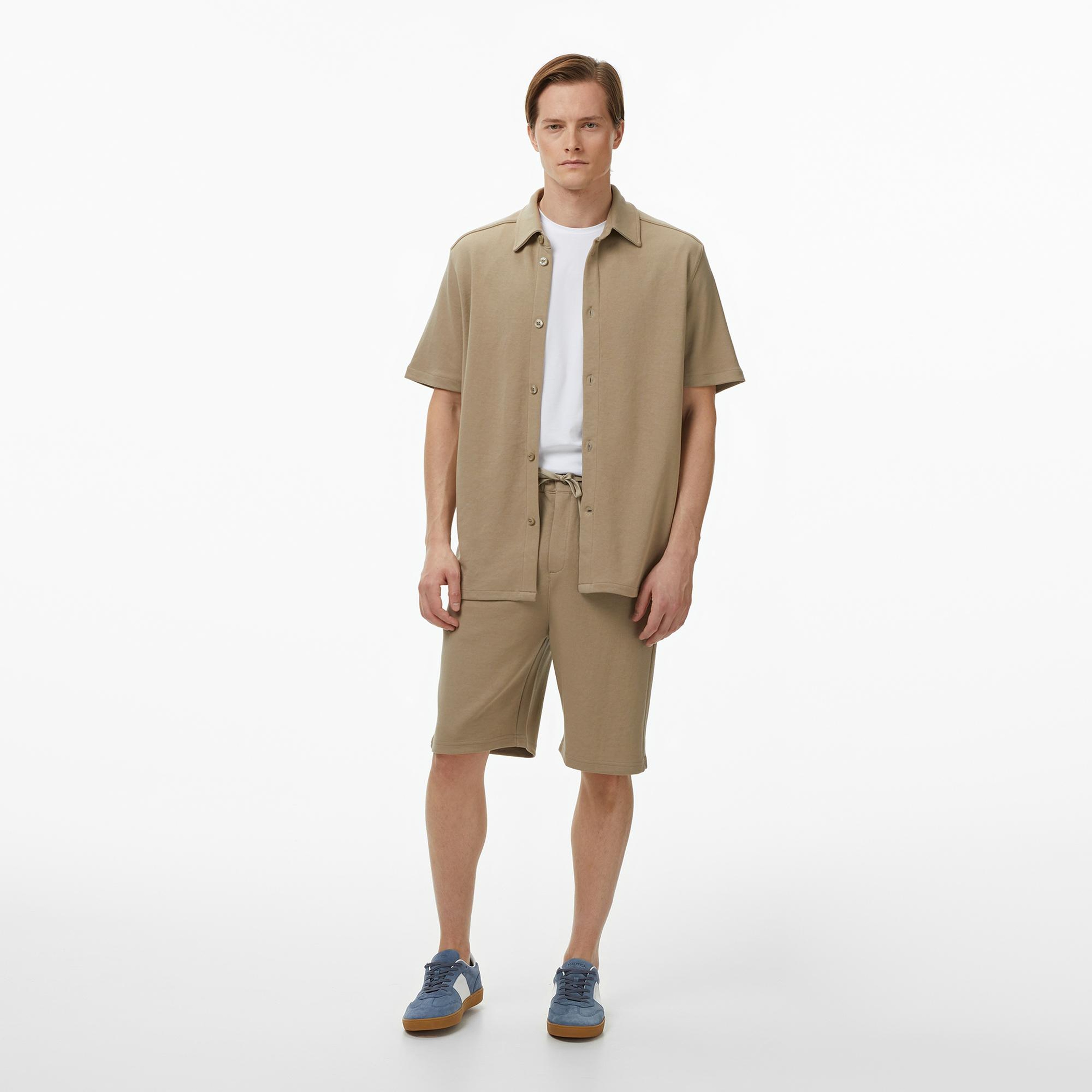 Nautica Erkek Bej Regular Fit Şort