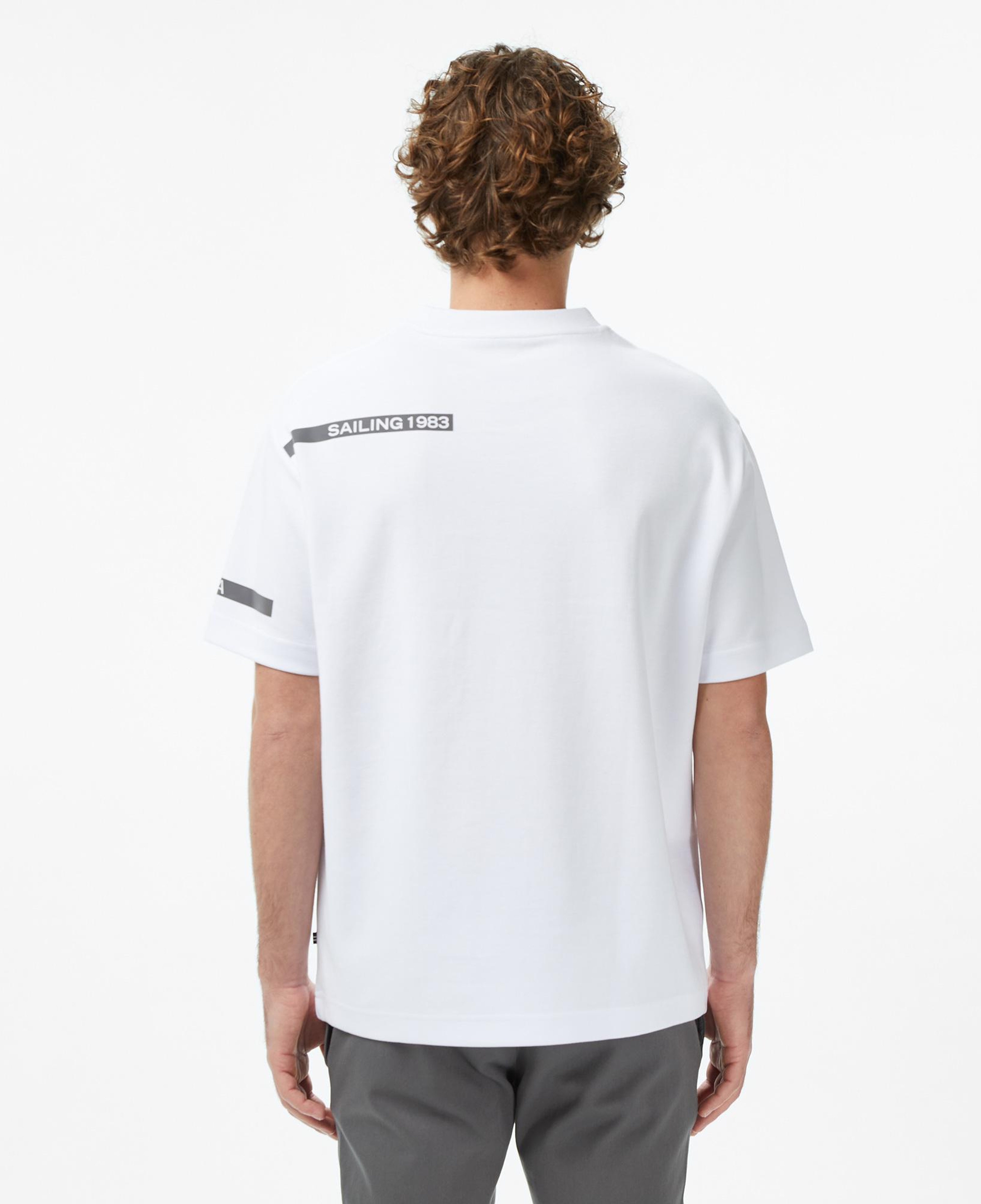 Nautica Erkek Beyaz Oversize T-Shirt