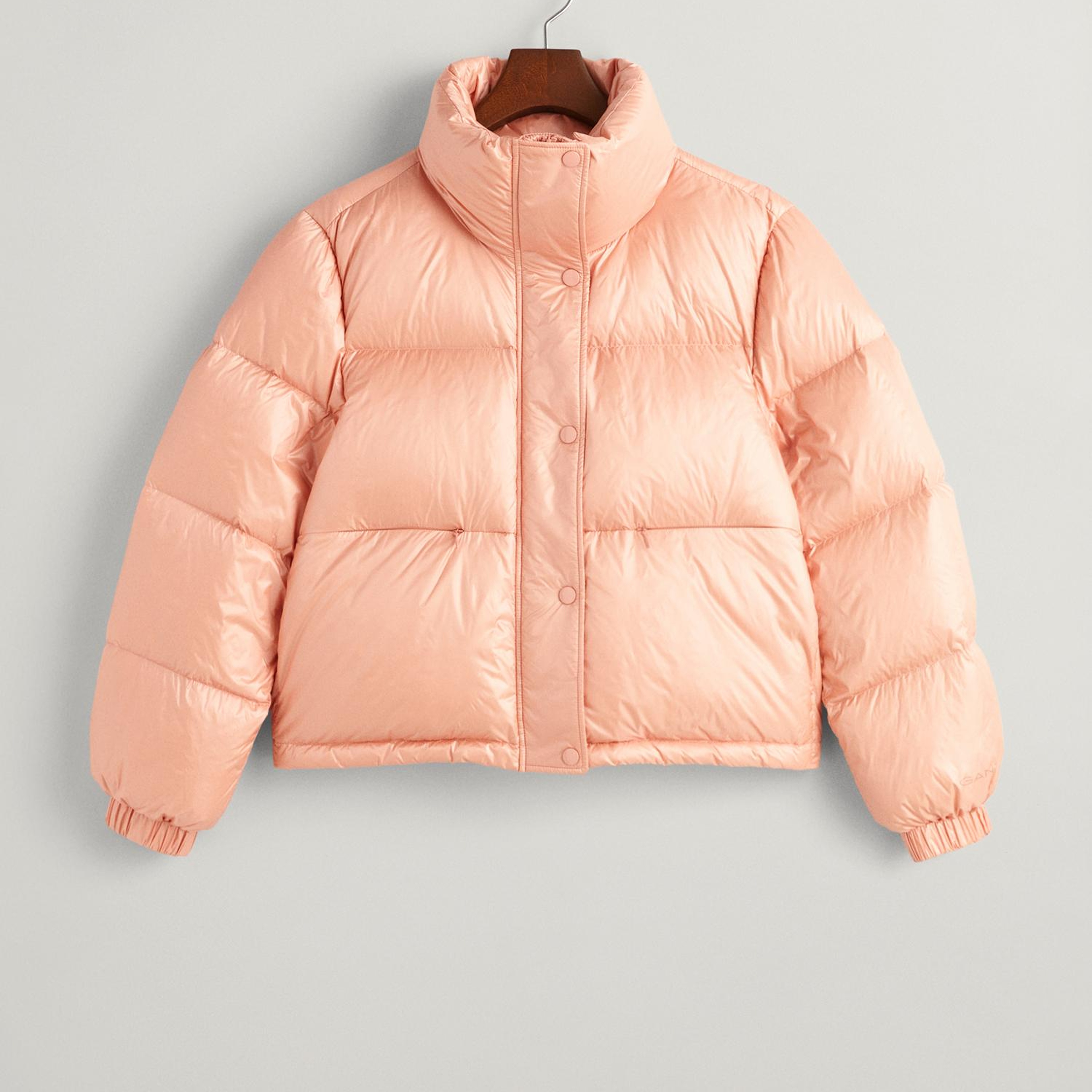 GANT Kadın Pembe Dik Yaka Kapitone Mont