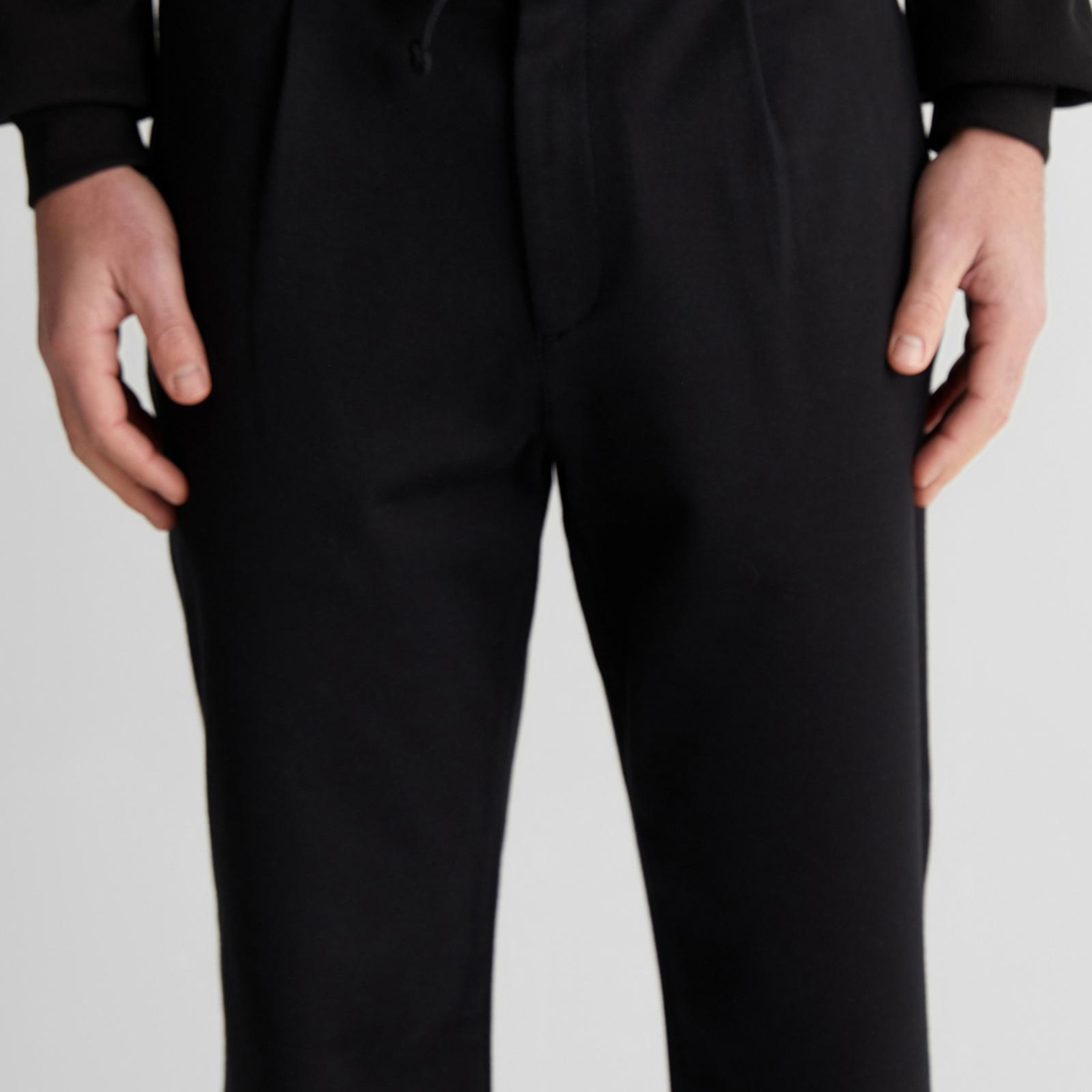 GANT Erkek Siyah Regular Fit Jogger Pantolon