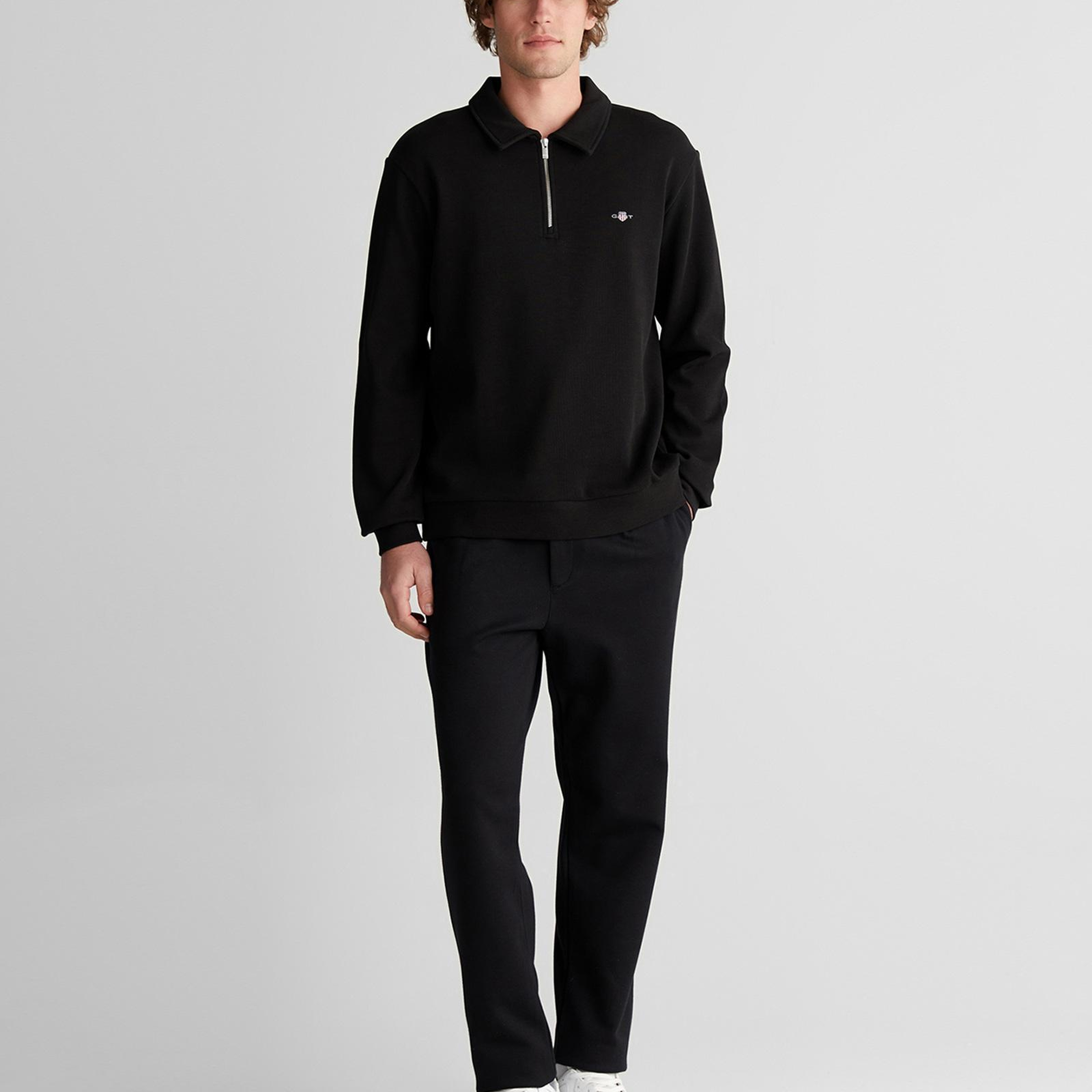 GANT Erkek Siyah Regular Fit Jogger Pantolon