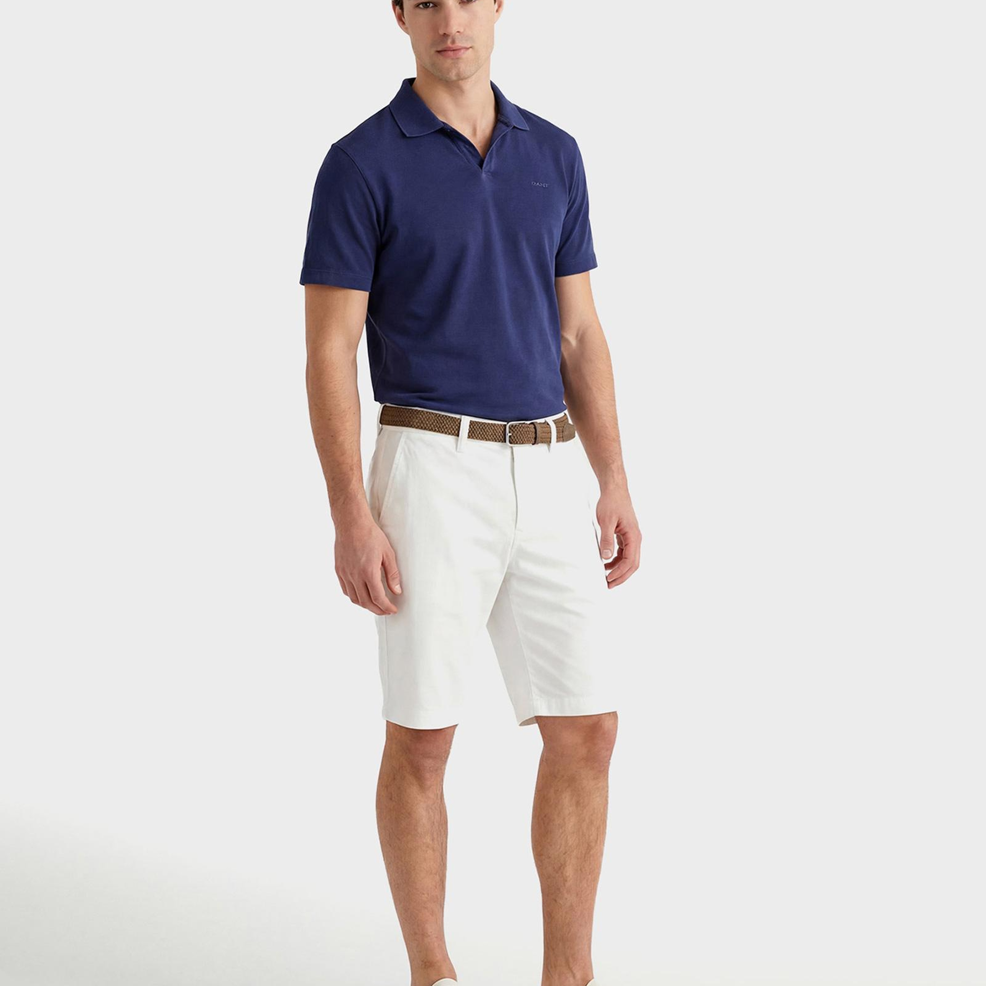 GANT Erkek Mavi Regular Fit Polo Yaka T-Shirt