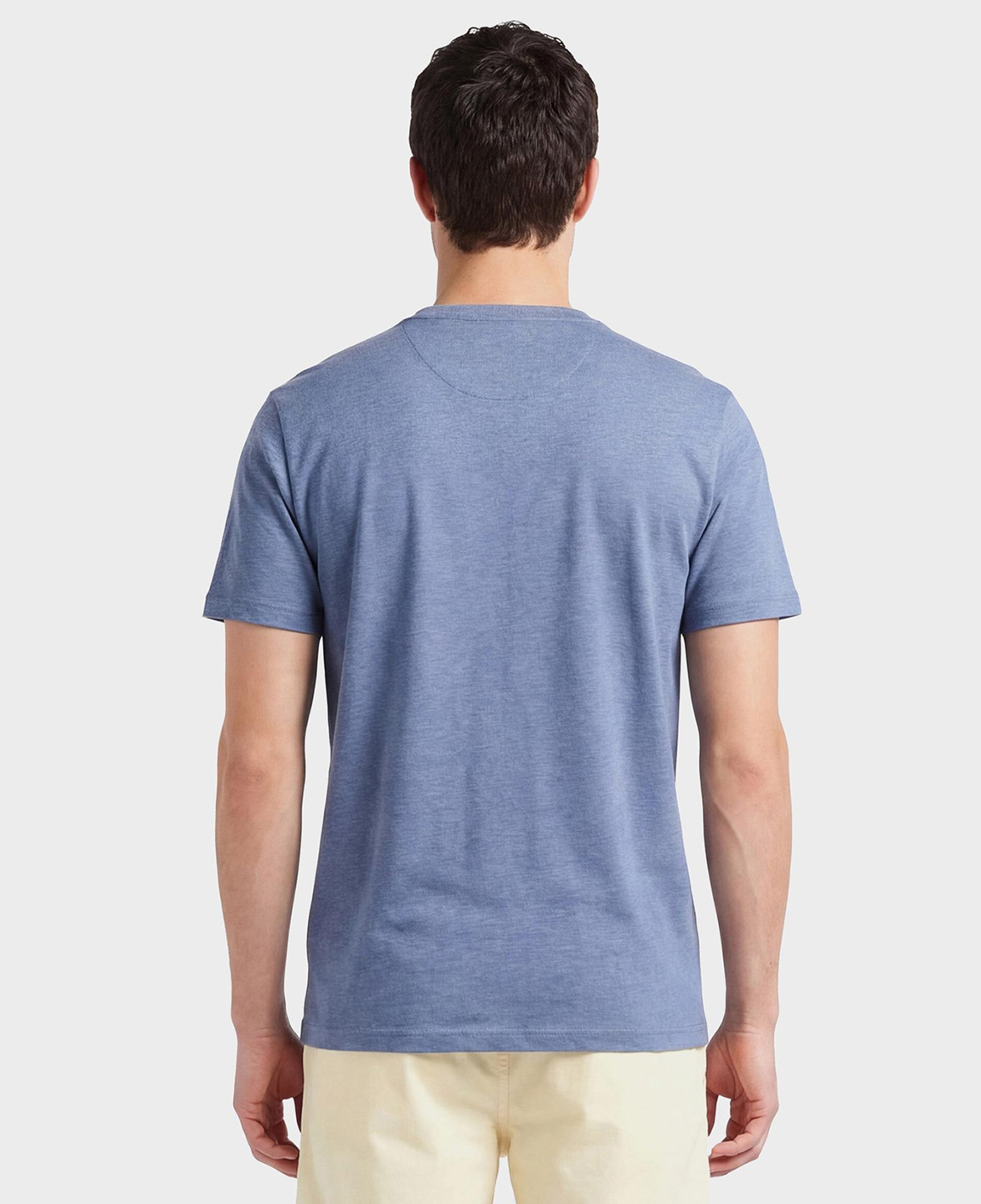 GANT Erkek Mavi Bisiklet Yaka Regular Fit T-Shirt