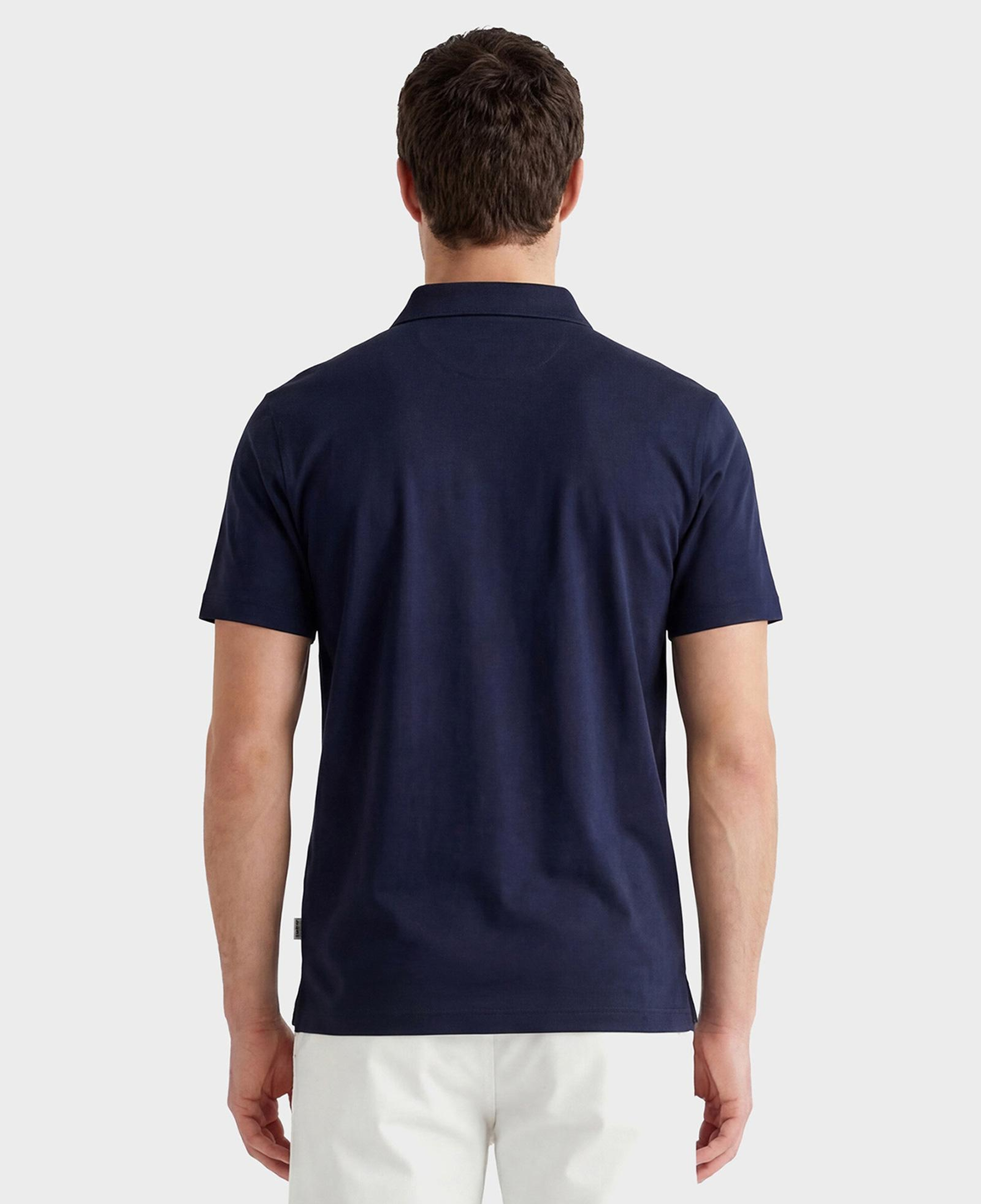 GANT Erkek Lacivert Regular Fit Polo Yaka T-Shirt