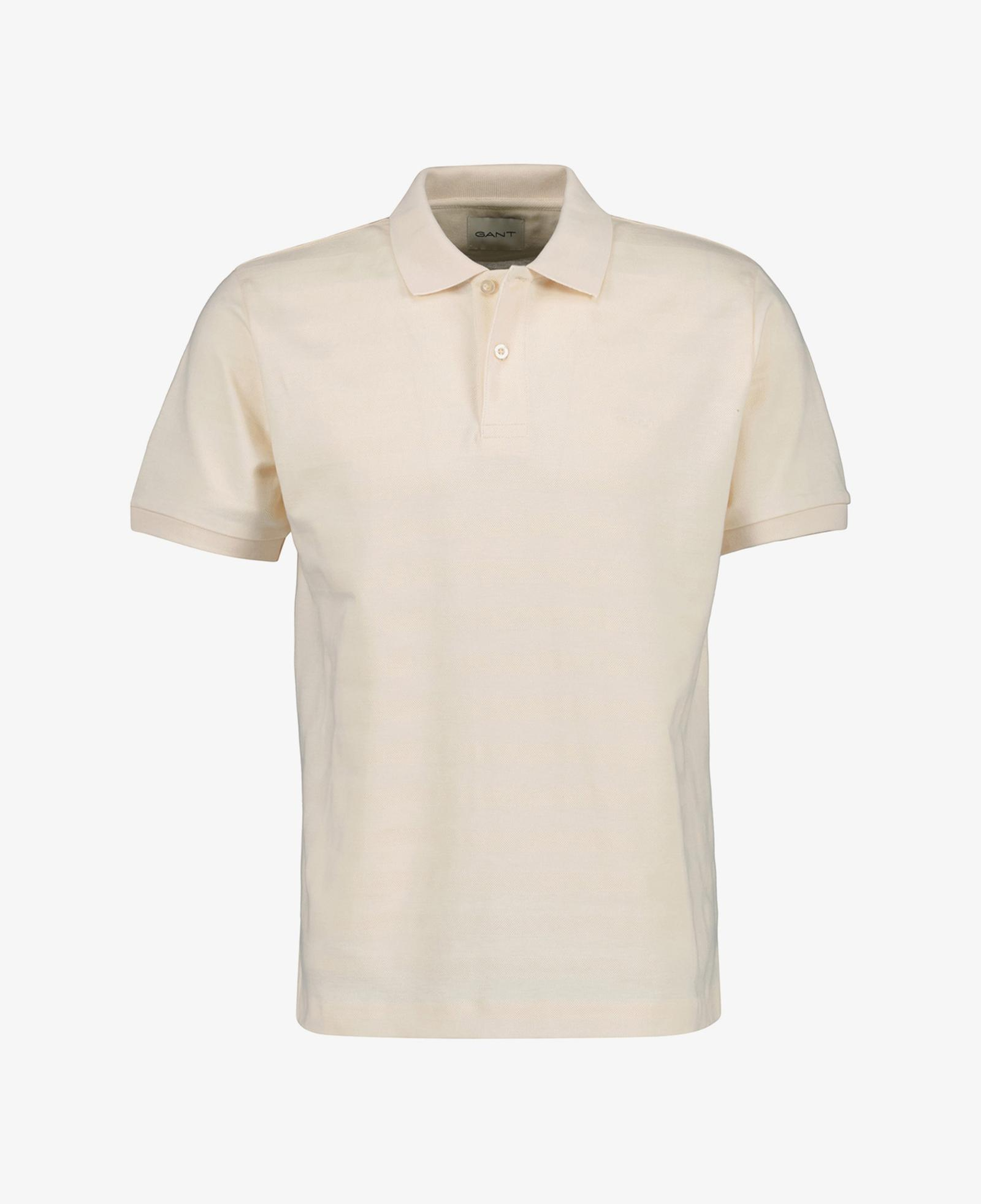 GANT Erkek Krem Regular Fit Polo Yaka T-Shirt