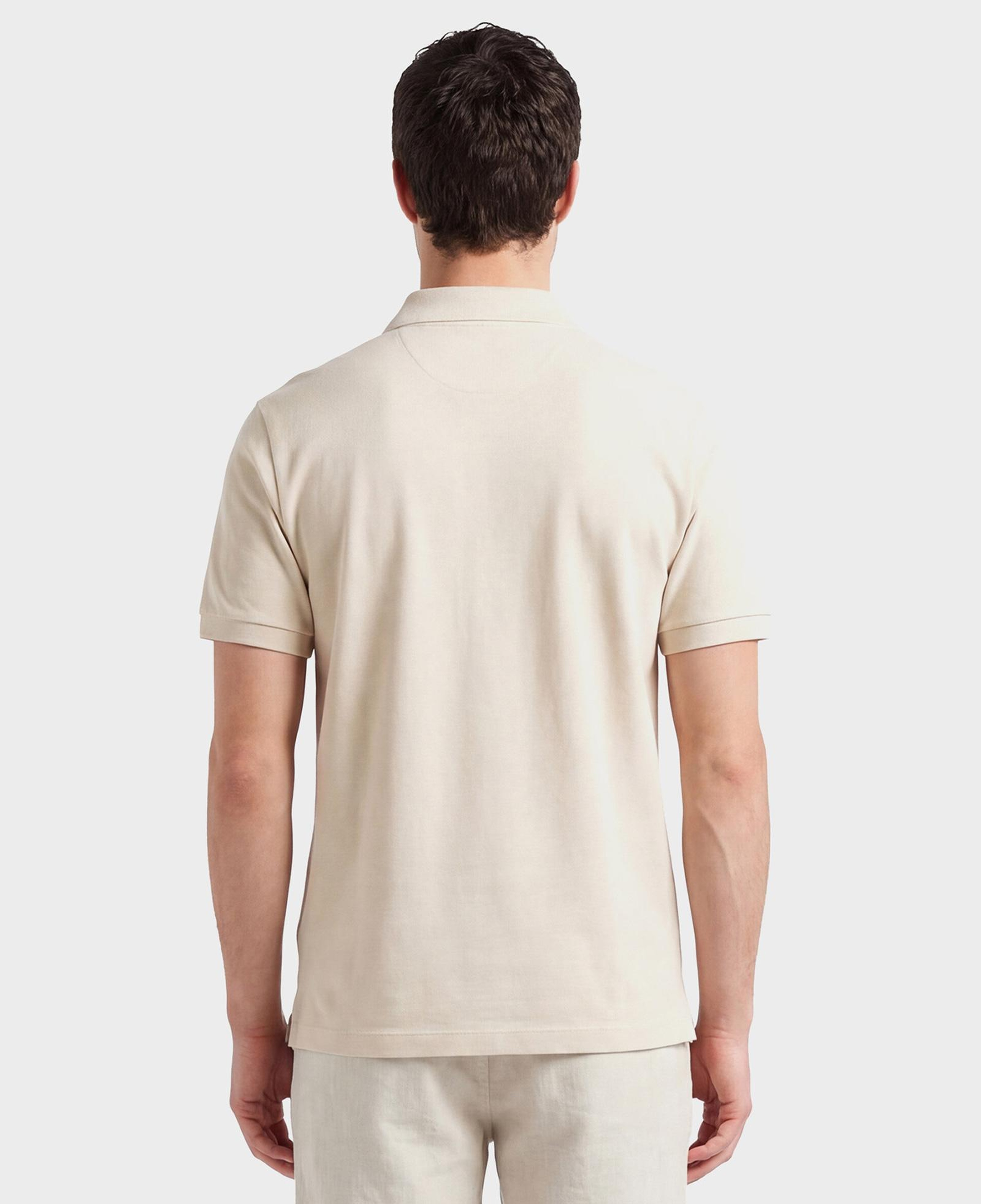 GANT Erkek Krem Regular Fit Polo Yaka T-Shirt