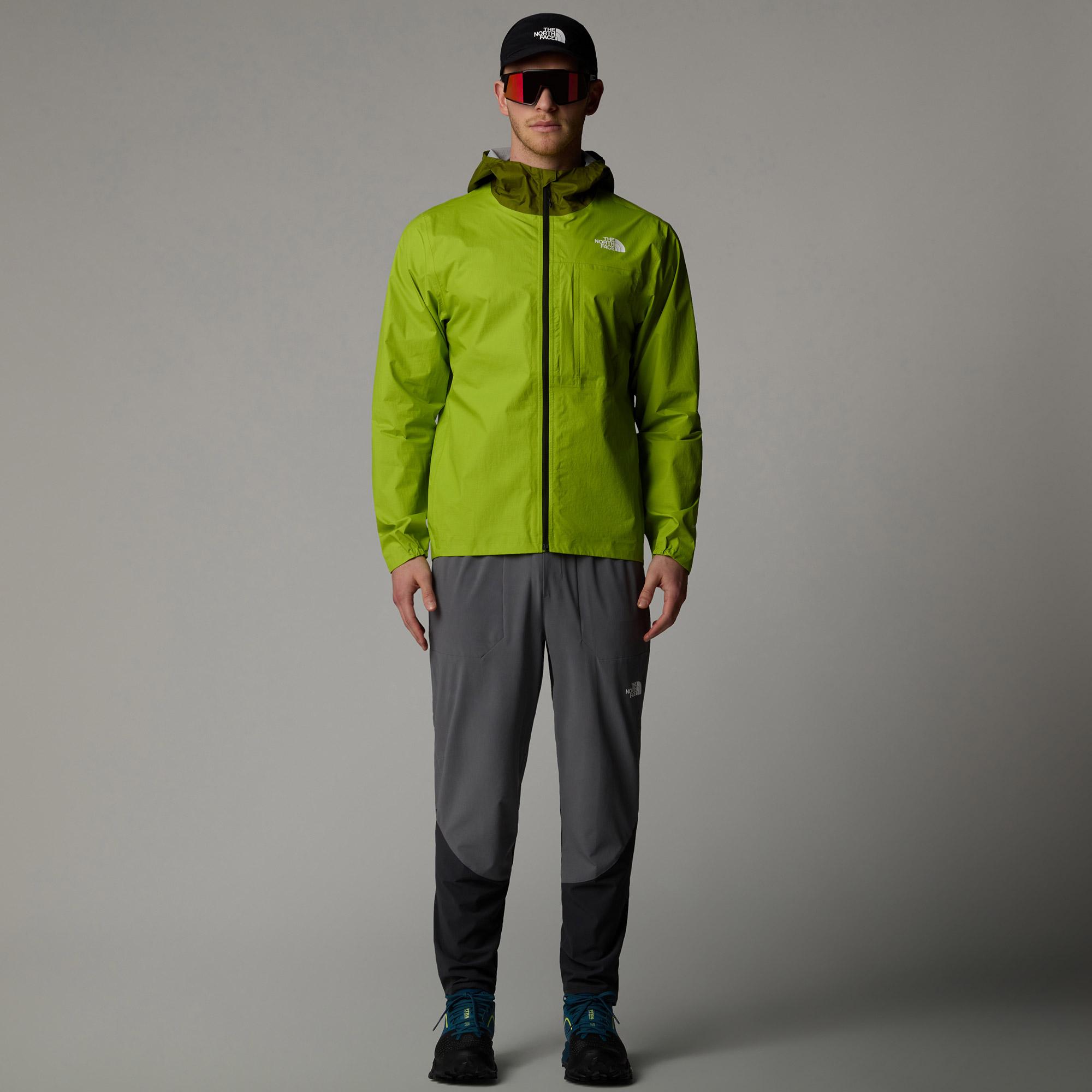 The North Face Higher Run Erkek Yeşil Yağmurluk