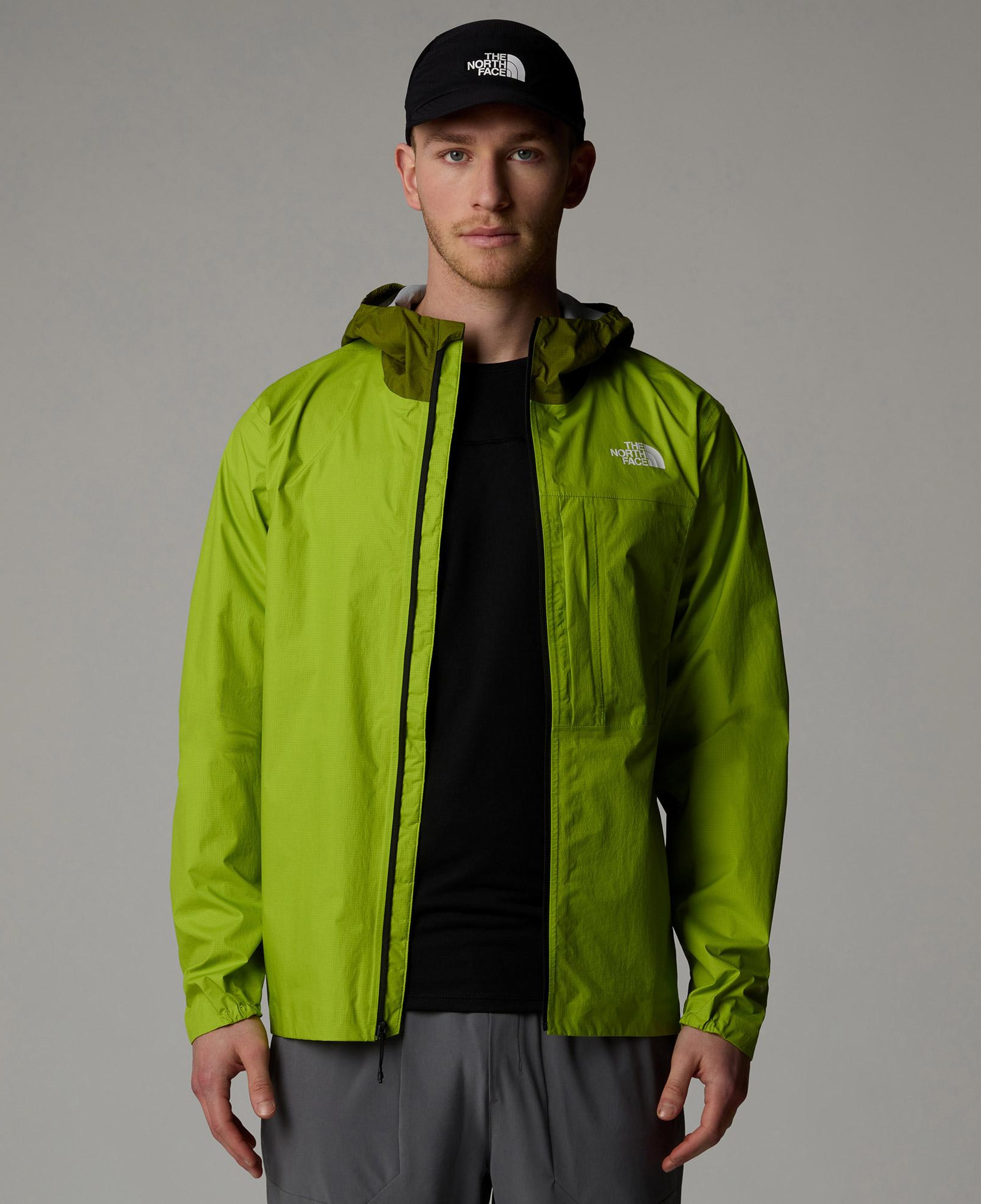 The North Face Higher Run Erkek Yeşil Yağmurluk