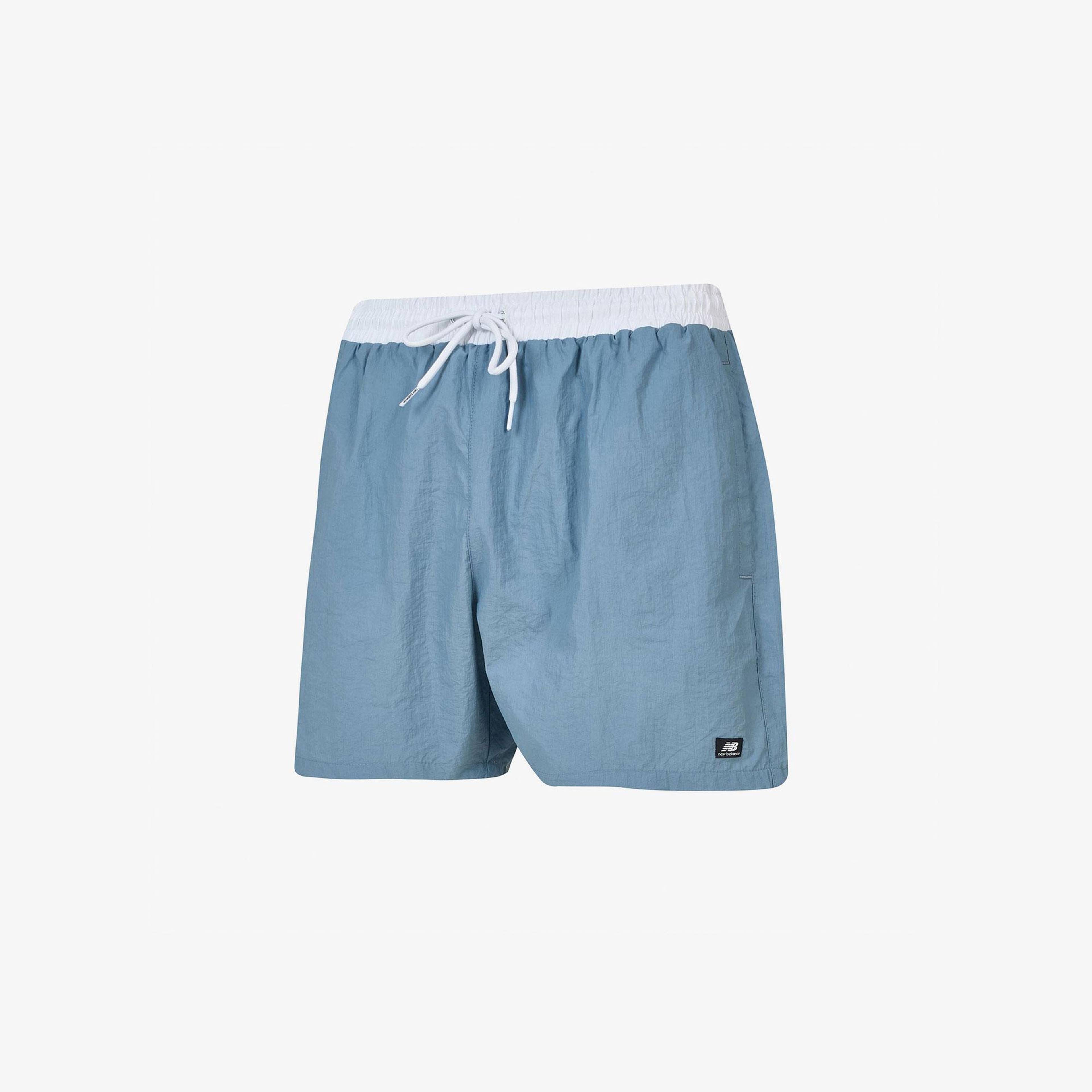 New Balance Lifestyle Erkek Mavi Deniz Şortu