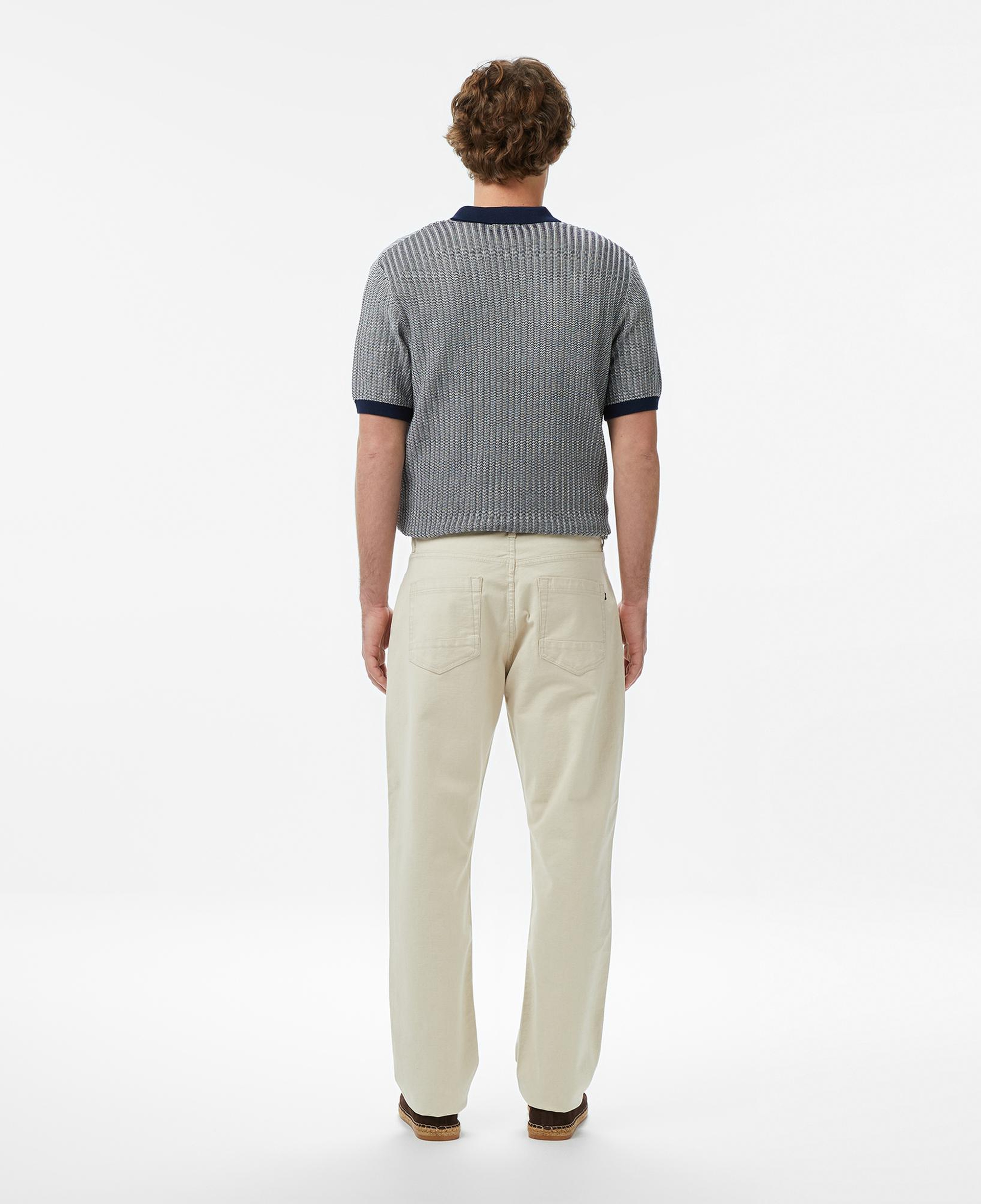 Nautica Erkek Krem Tapered Denim Pantolon