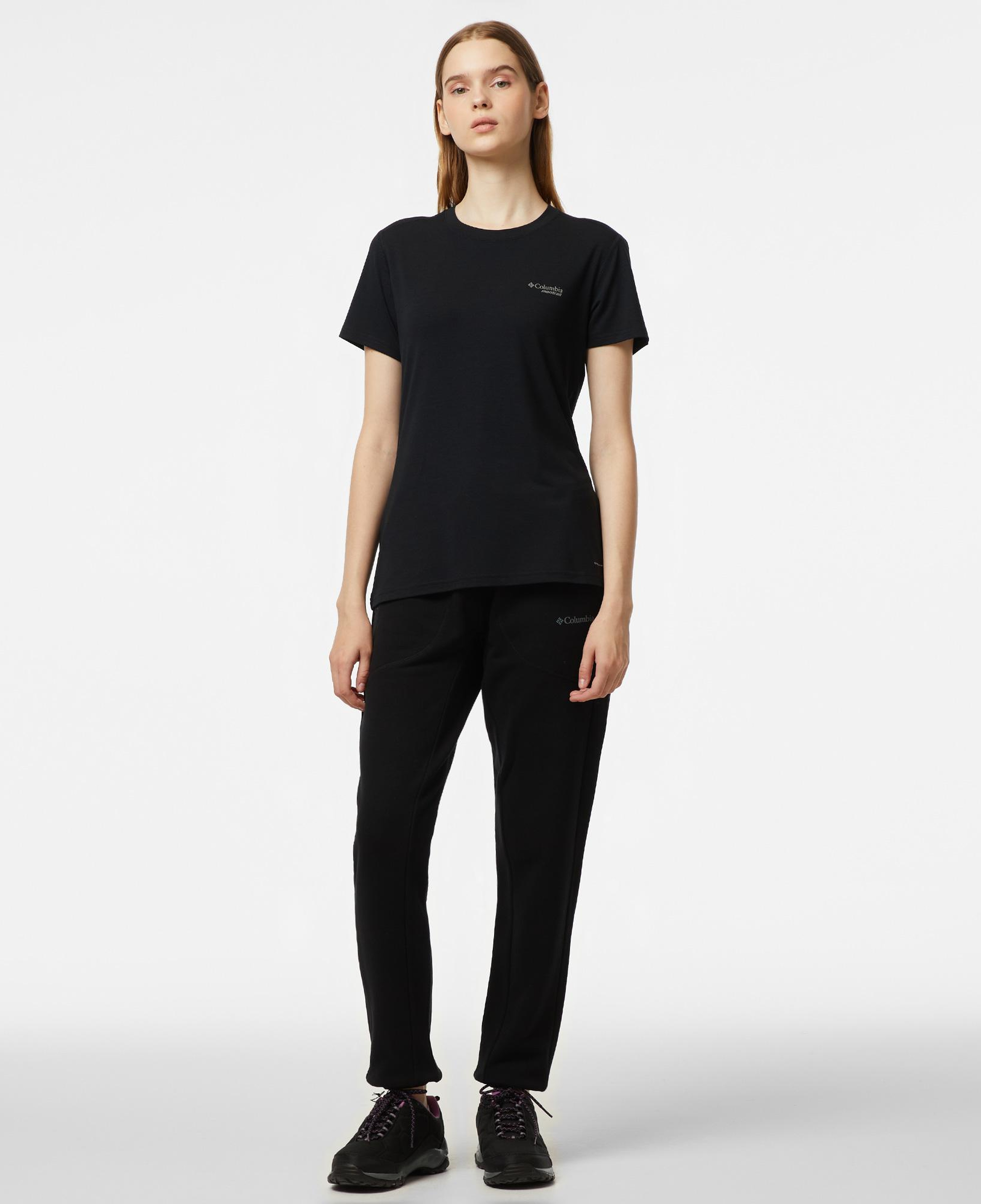 Columbia Kadın Siyah Günlük T-Shirt