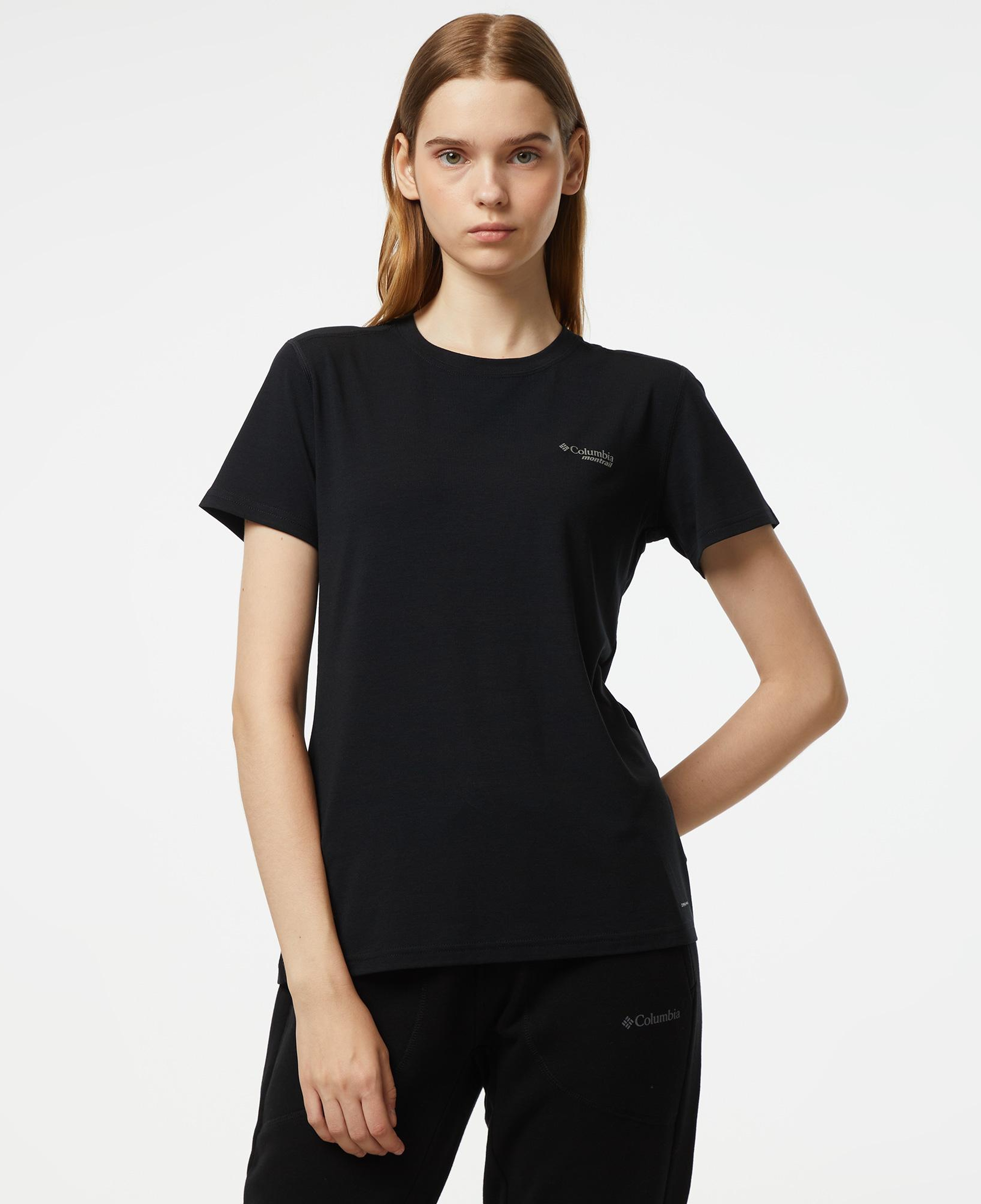 Columbia Kadın Siyah Günlük T-Shirt