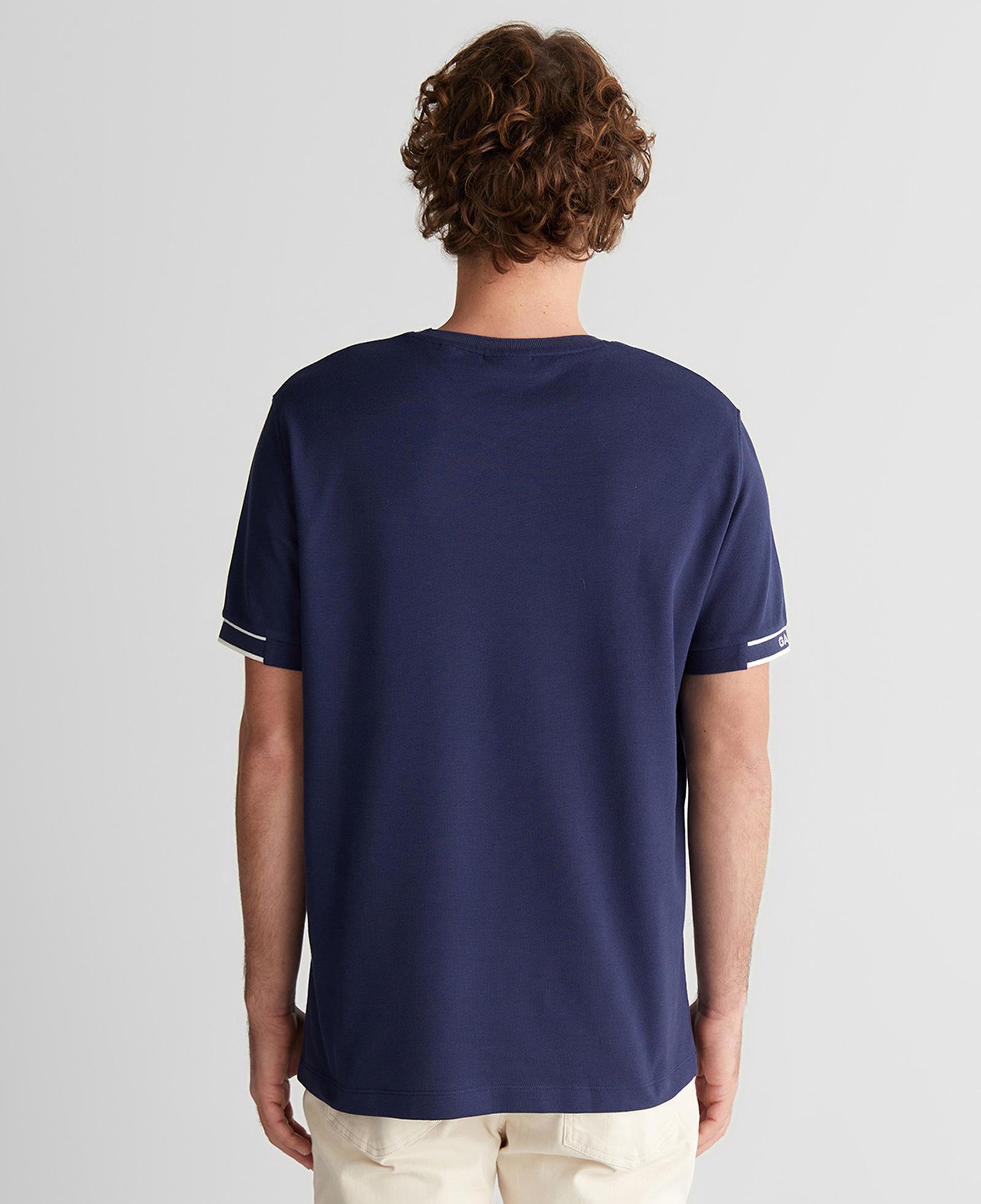 GANT Erkek Lacivert Baskılı Kısa Kollu T-Shirt