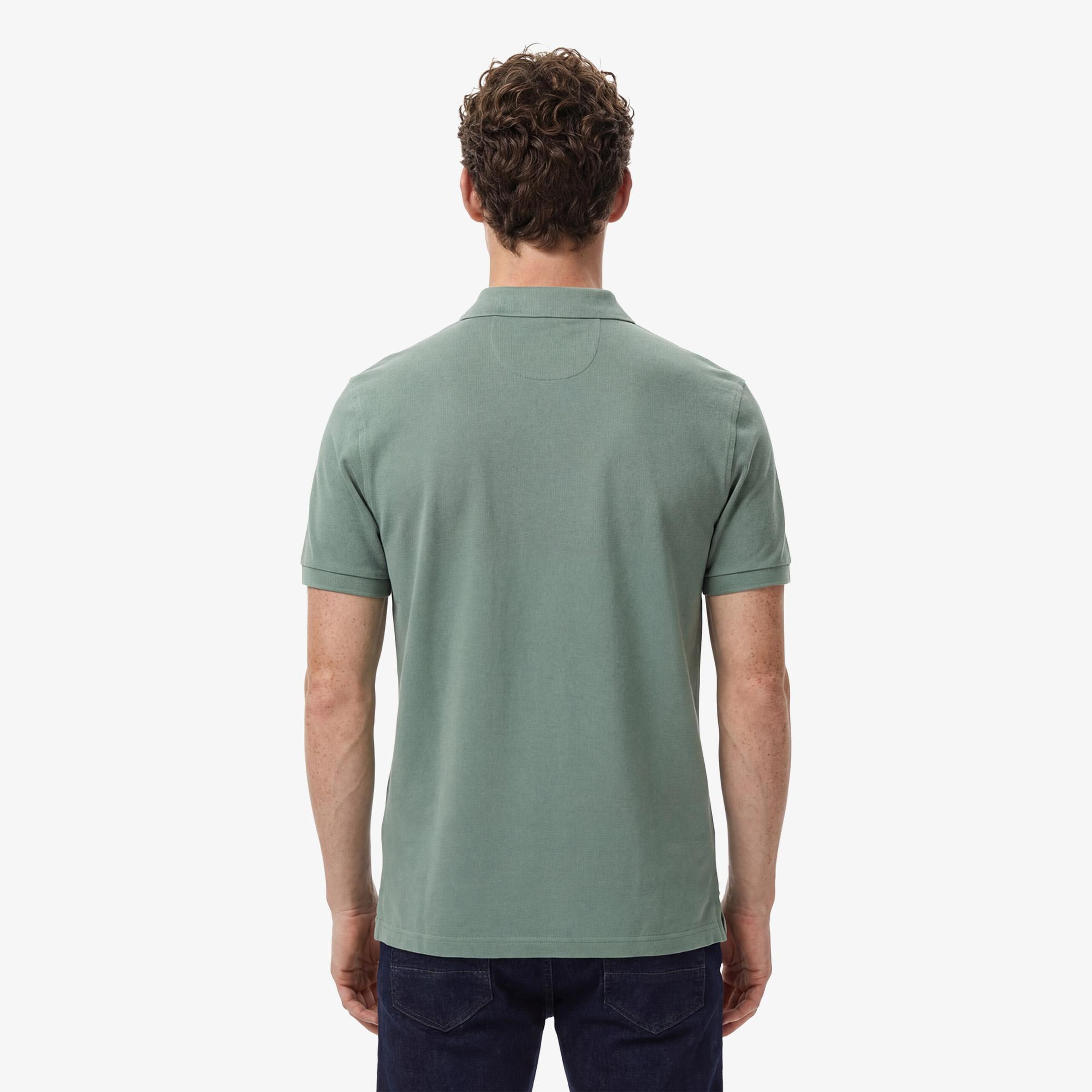 Nautica Erkek Yeşil Regular Fit Polo Yaka T-Shirt