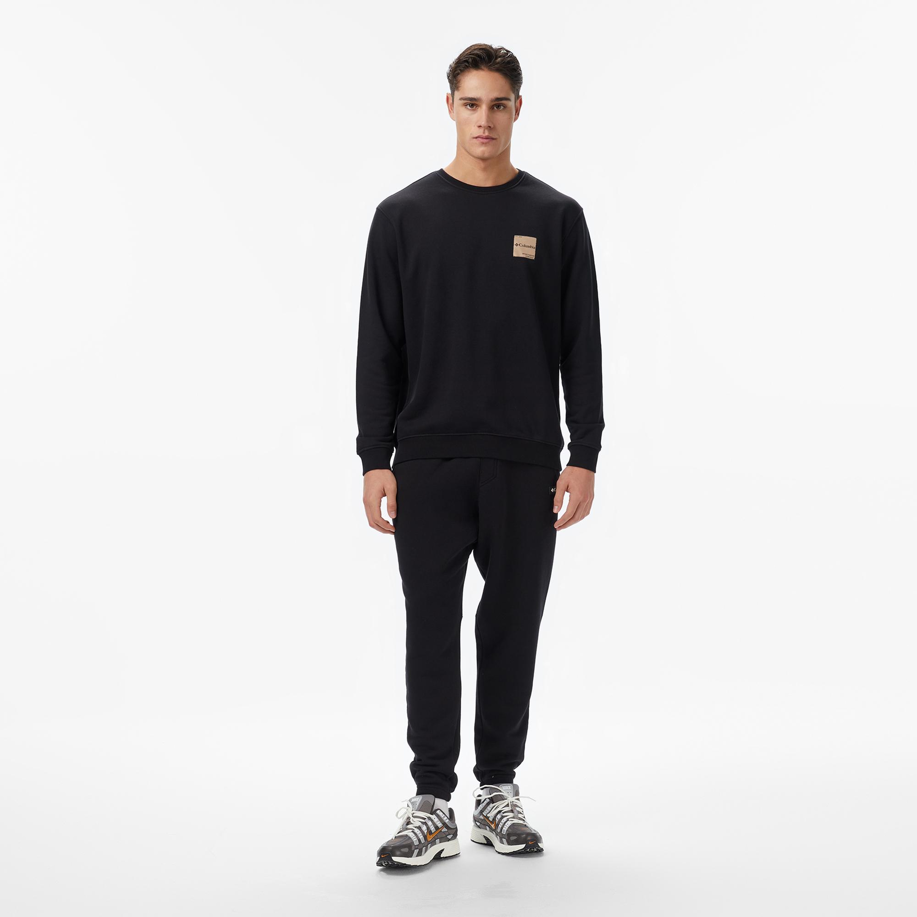Columbia Cs0455 Csc Boxy Brand Jogger Erkek Siyah Eşofman Altı