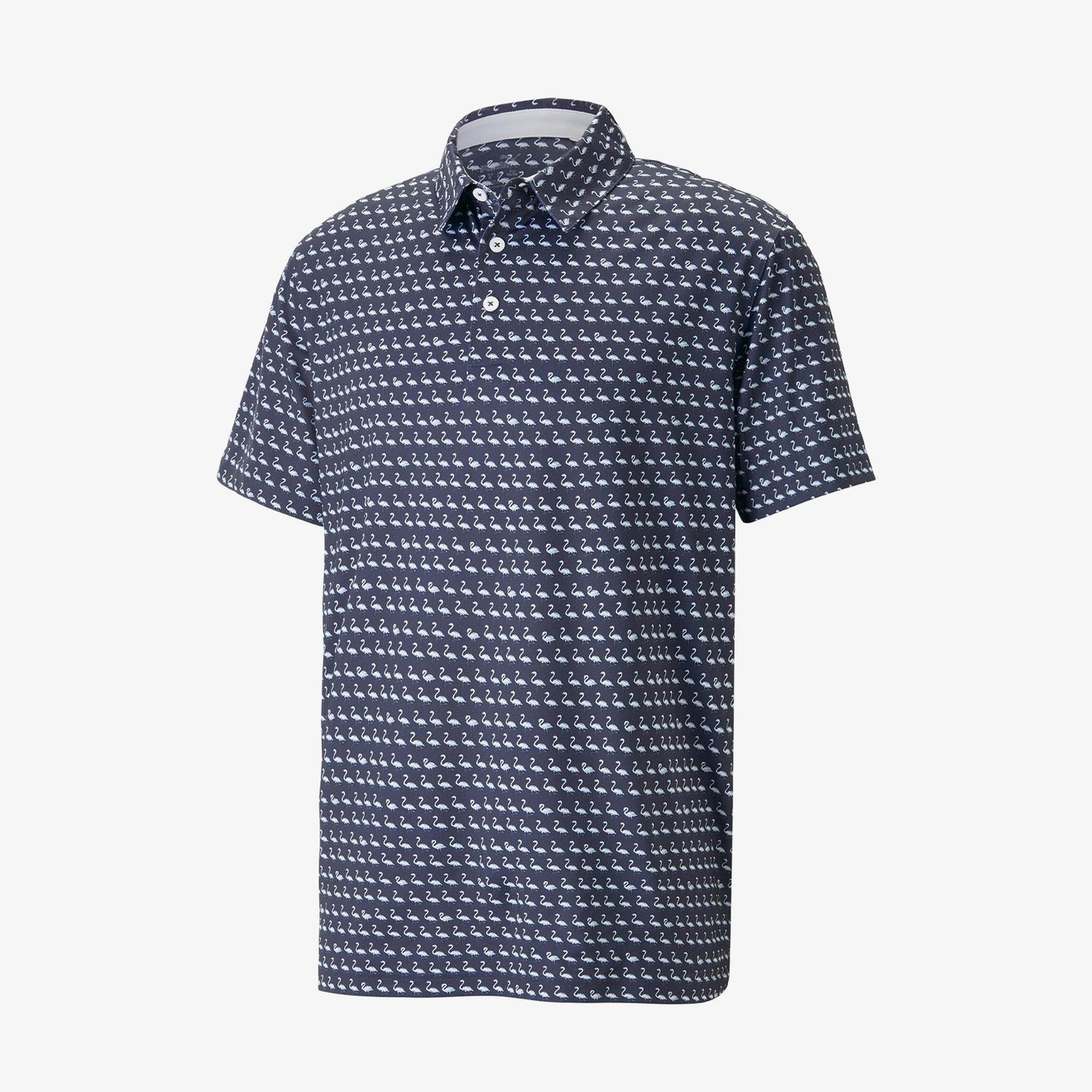 Puma Mattr Flamingo Golf Erkek Lacivert Polo