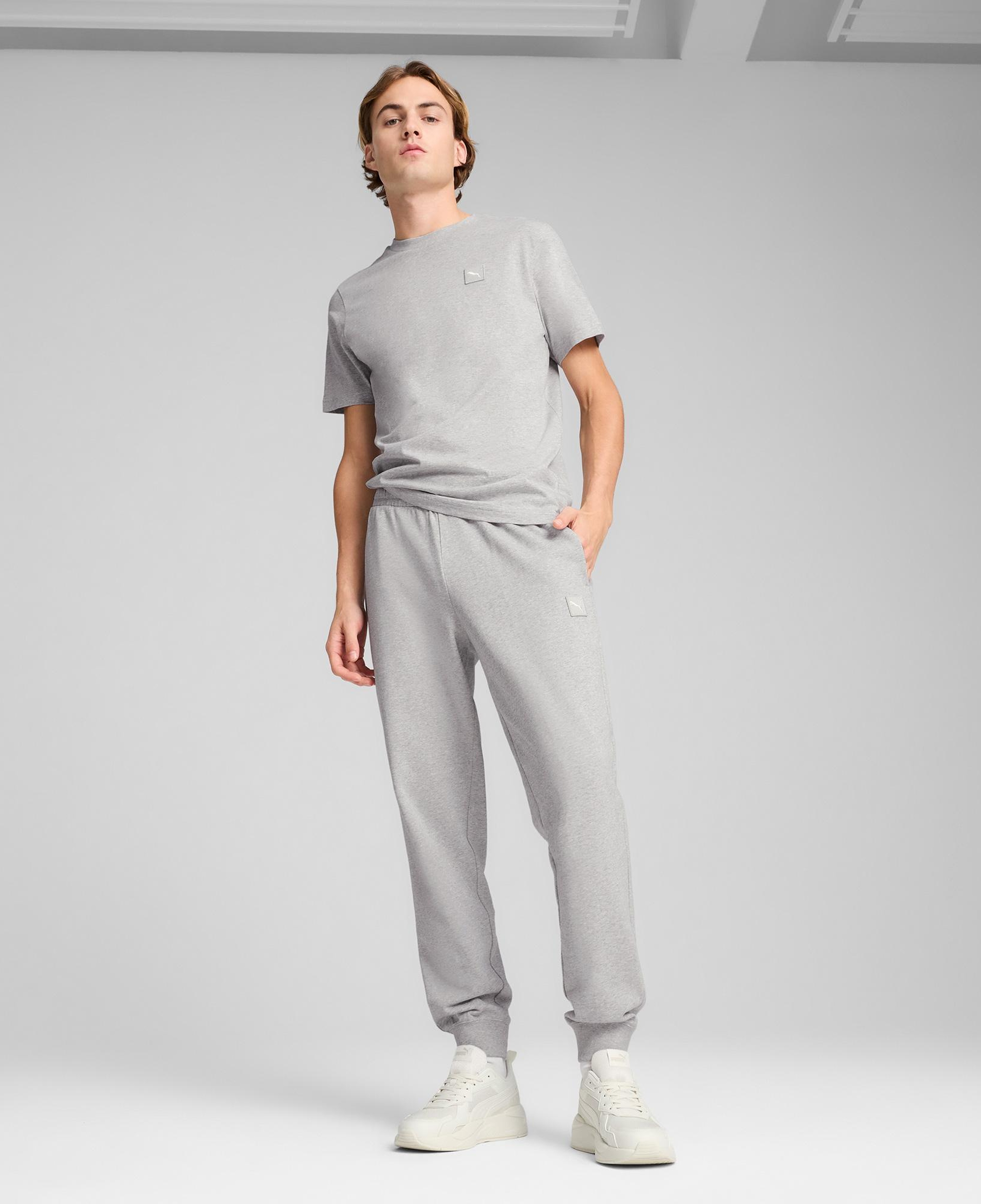 Puma Ess Elevated Tr Cl Erkek Gri Eşofman Altı